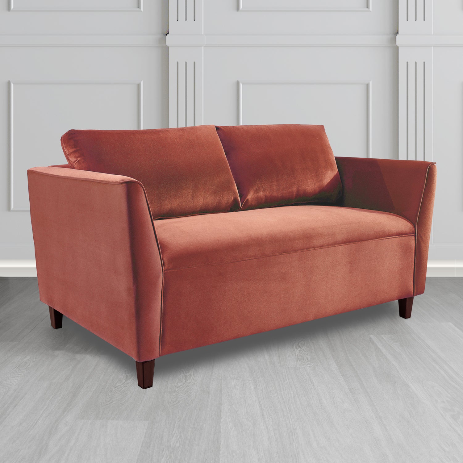 Ellie 2 Seater Sofa in Sapore Velvet Fabric