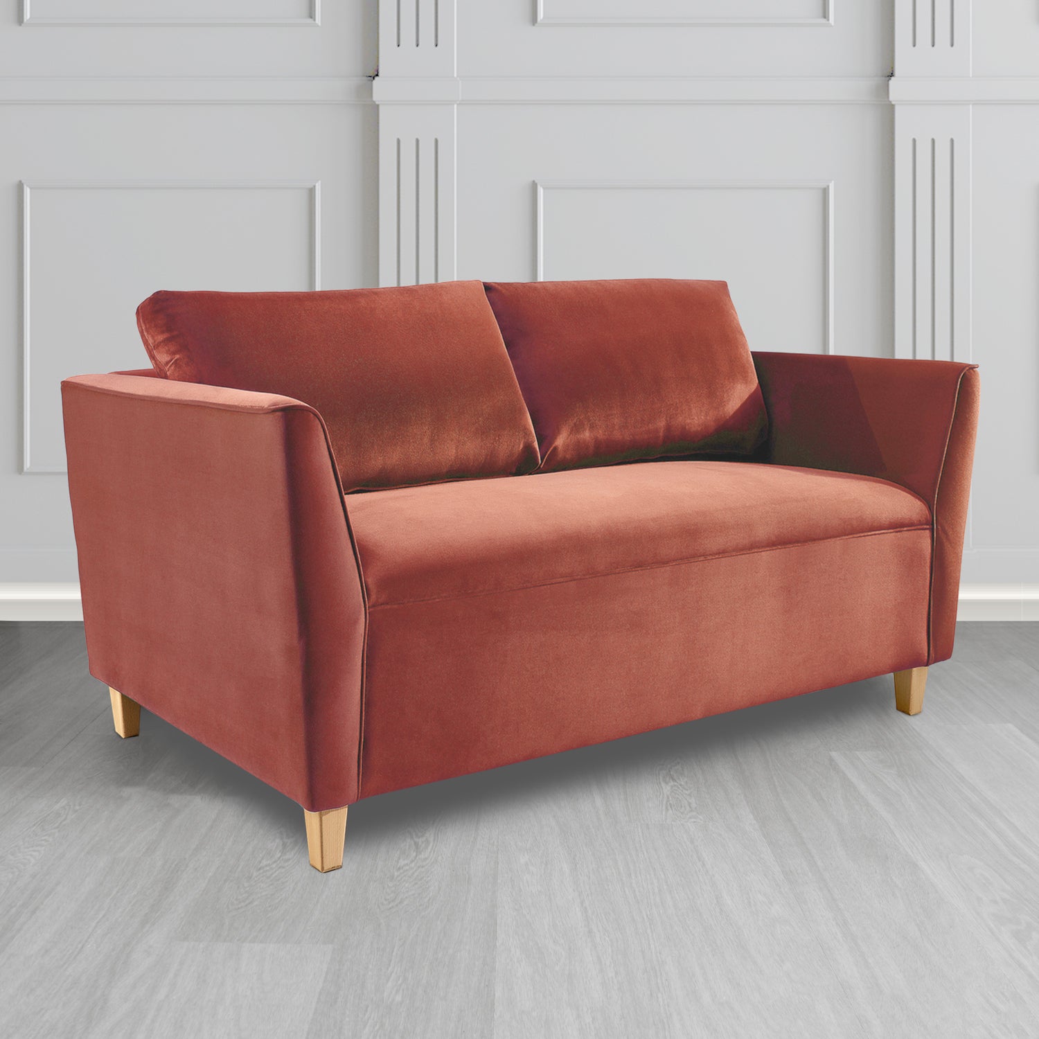 Ellie 2 Seater Sofa in Sapore Velvet Fabric