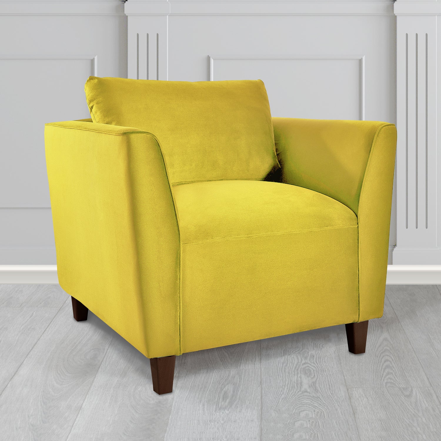 Ellie Tub Armchair in Monaco Plush Velvet Fabric
