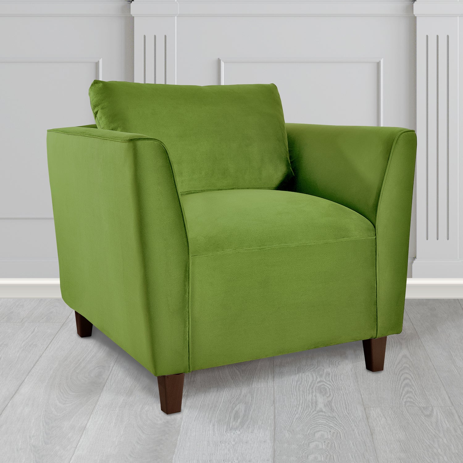 Ellie Tub Armchair in Monaco Plush Velvet Fabric