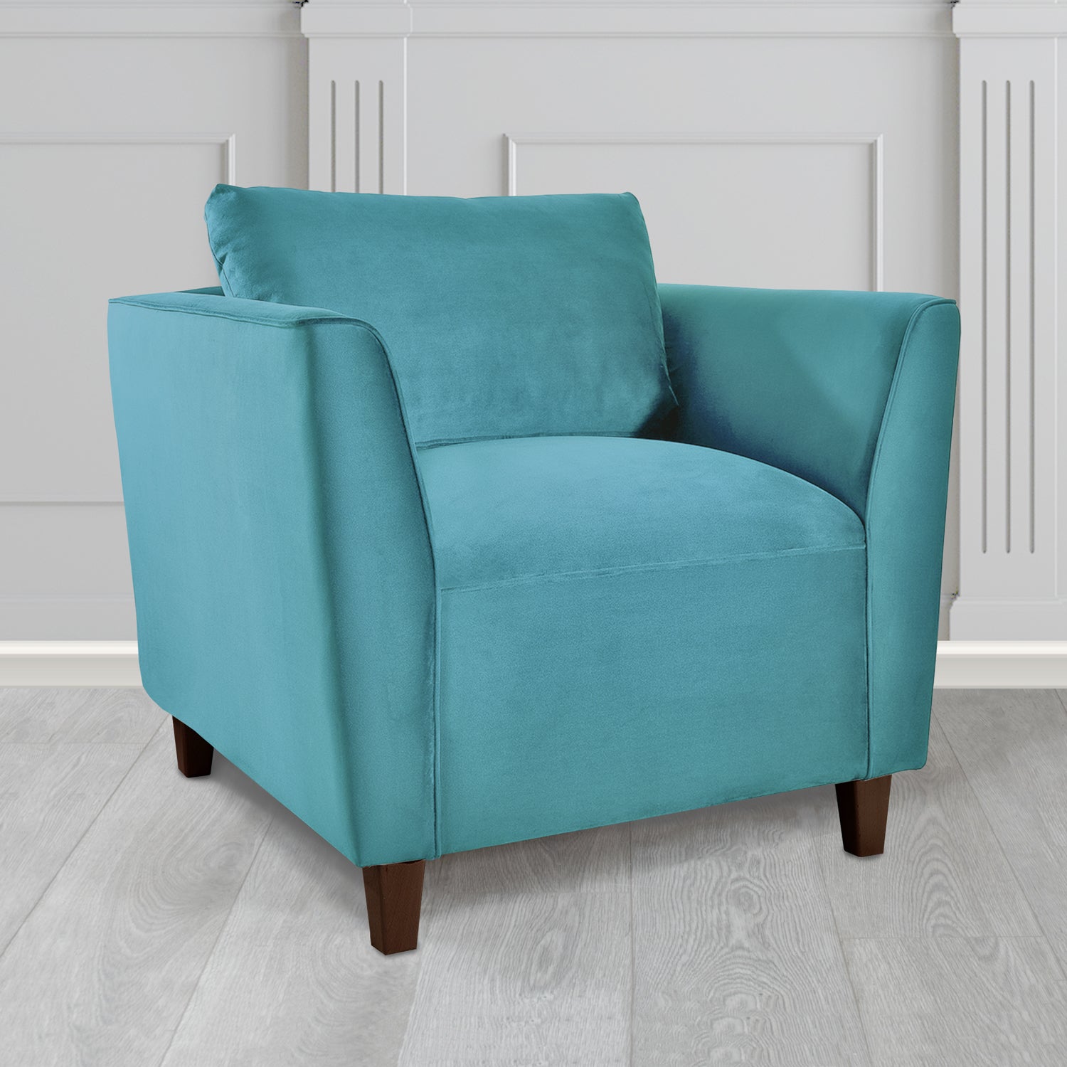 Ellie Tub Armchair in Monaco Plush Velvet Fabric