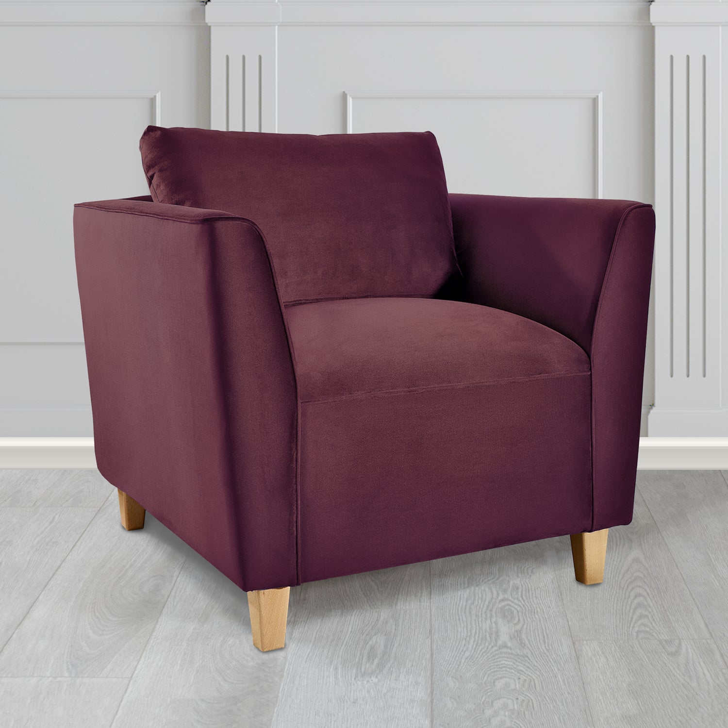 Ellie Tub Armchair in Sapore Velvet Fabric