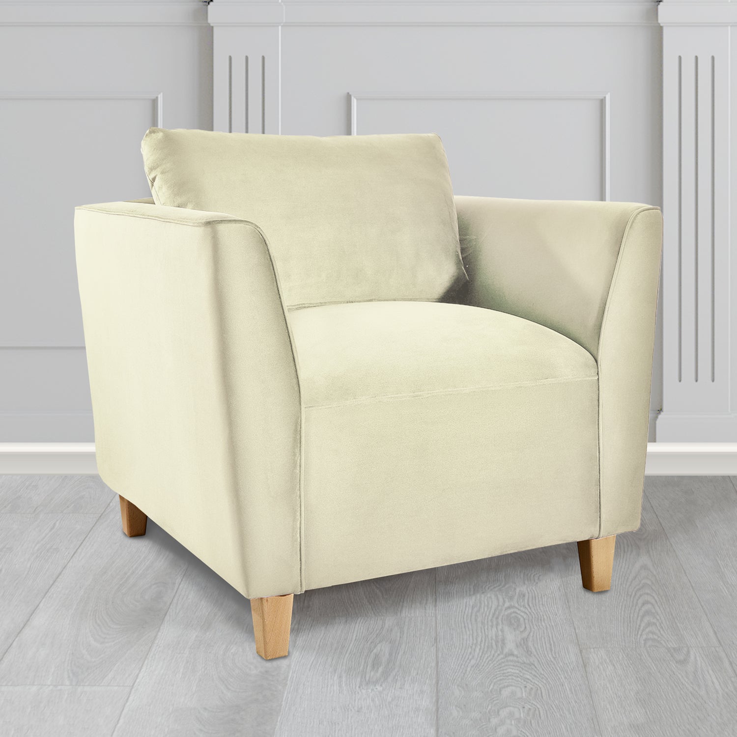 Ellie Tub Armchair in Sapore Velvet Fabric