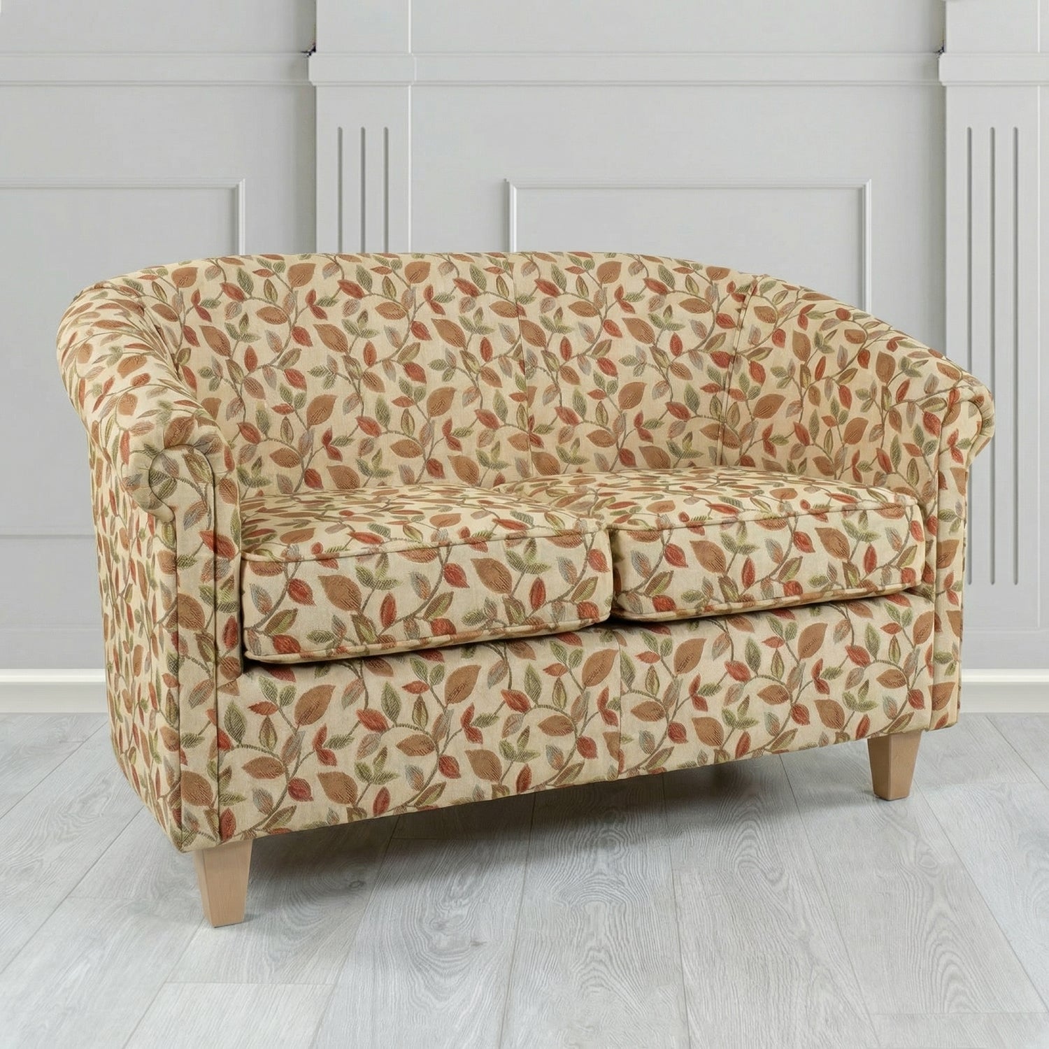 Siena 2 Seater Tub Sofa in Porter and Stone Vercelli Floral Fabric