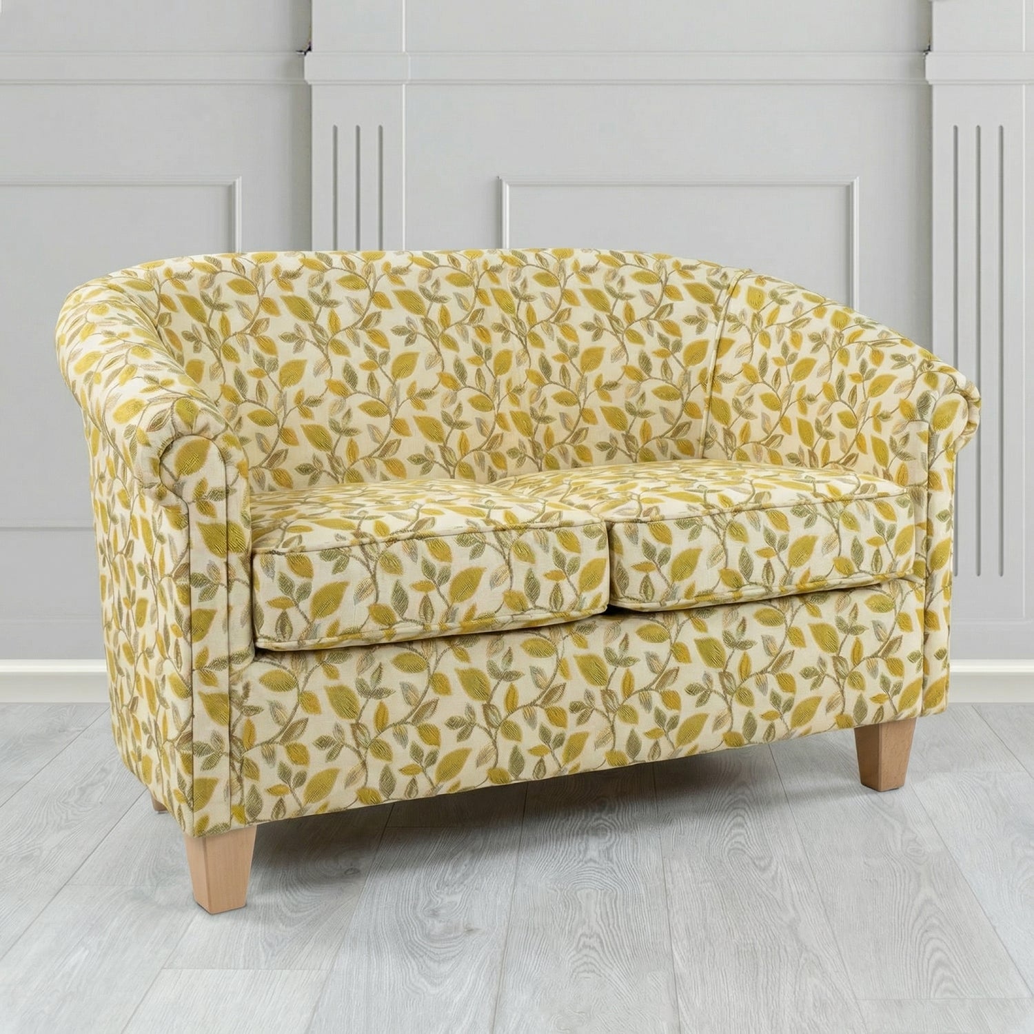 Siena 2 Seater Tub Sofa in Porter and Stone Vercelli Floral Fabric