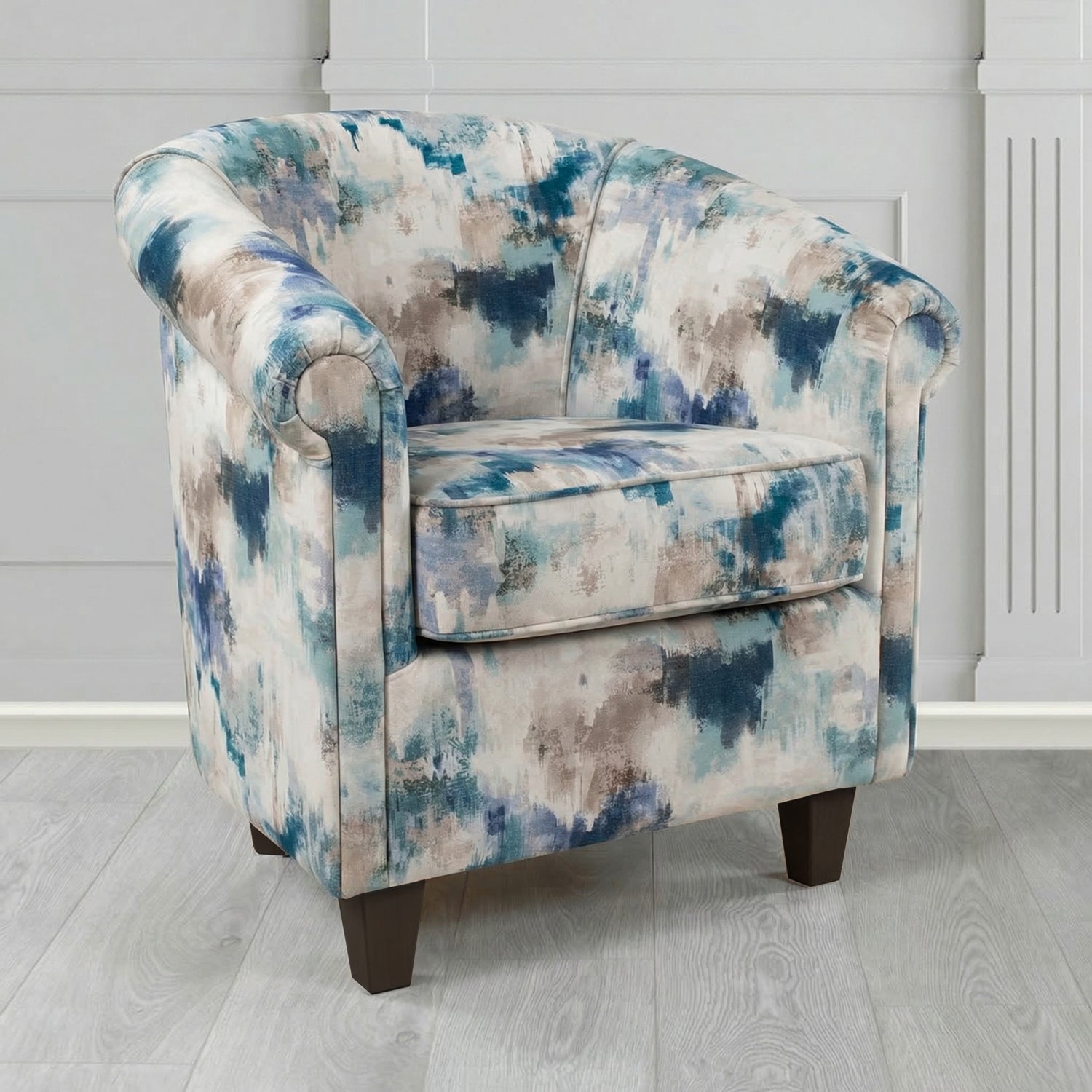 Siena Tub Chair in Fryett's Kala Abstract Fabric