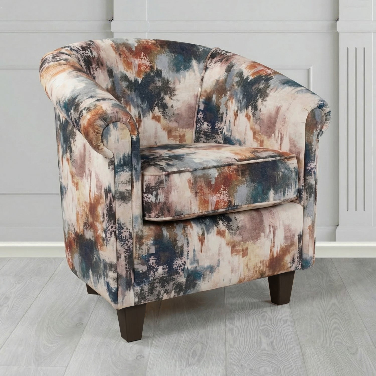 Siena Tub Chair in Fryett's Kala Abstract Fabric