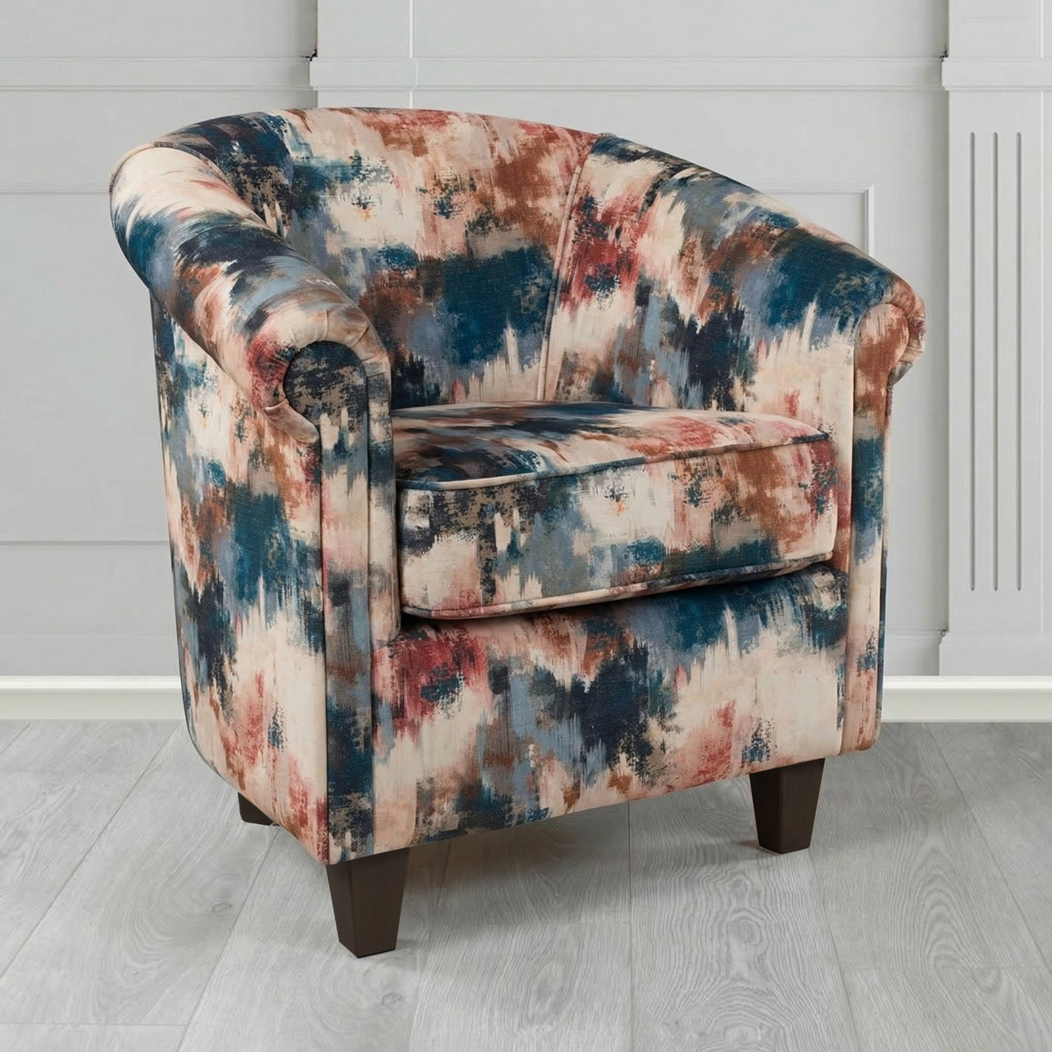 Siena Tub Chair in Fryett's Kala Abstract Fabric