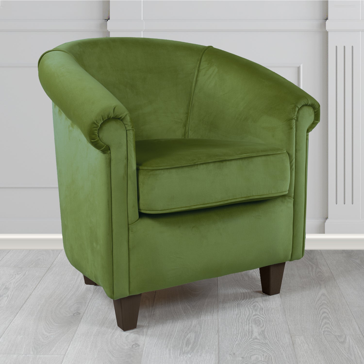 Siena Tub Chair in Sapore Crib 5 Velvet Fabric