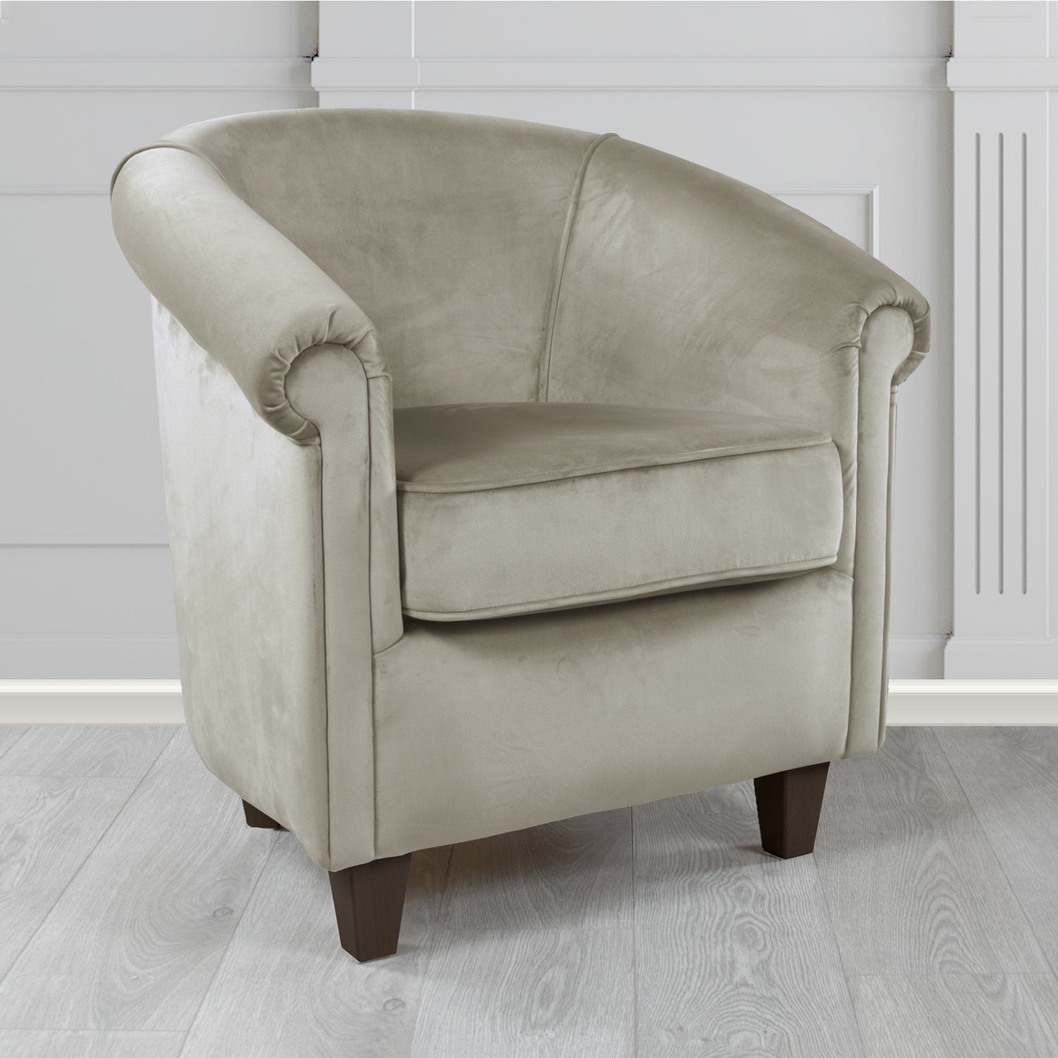Siena Tub Chair in Sapore Crib 5 Velvet Fabric