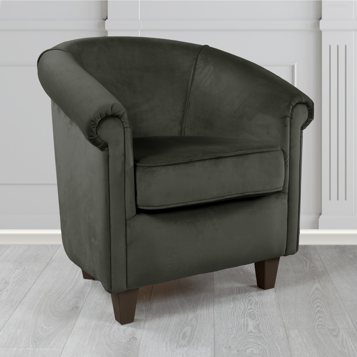 Siena Tub Chair in Sapore Crib 5 Velvet Fabric