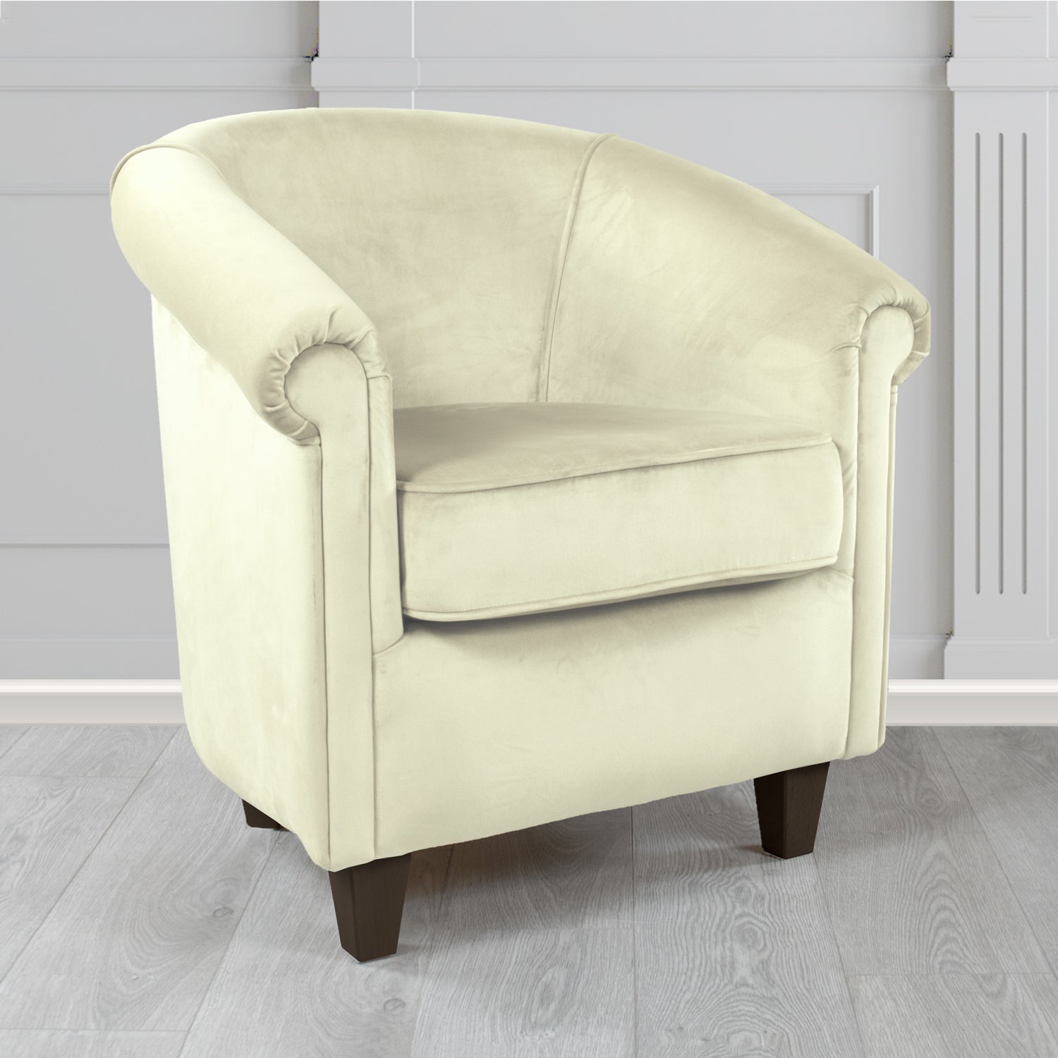 Siena Tub Chair in Sapore Crib 5 Velvet Fabric