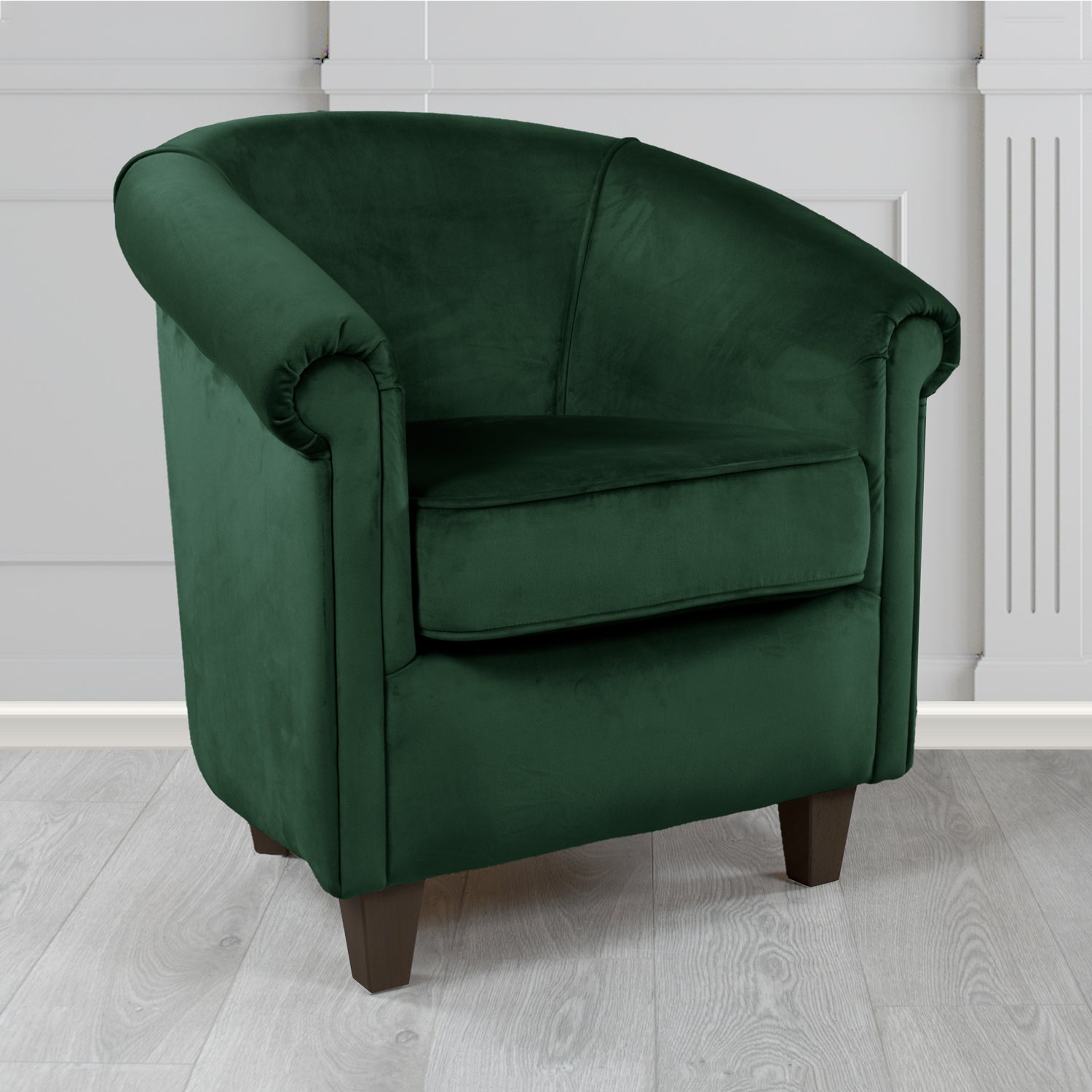 Siena Tub Chair in Sapore Crib 5 Velvet Fabric