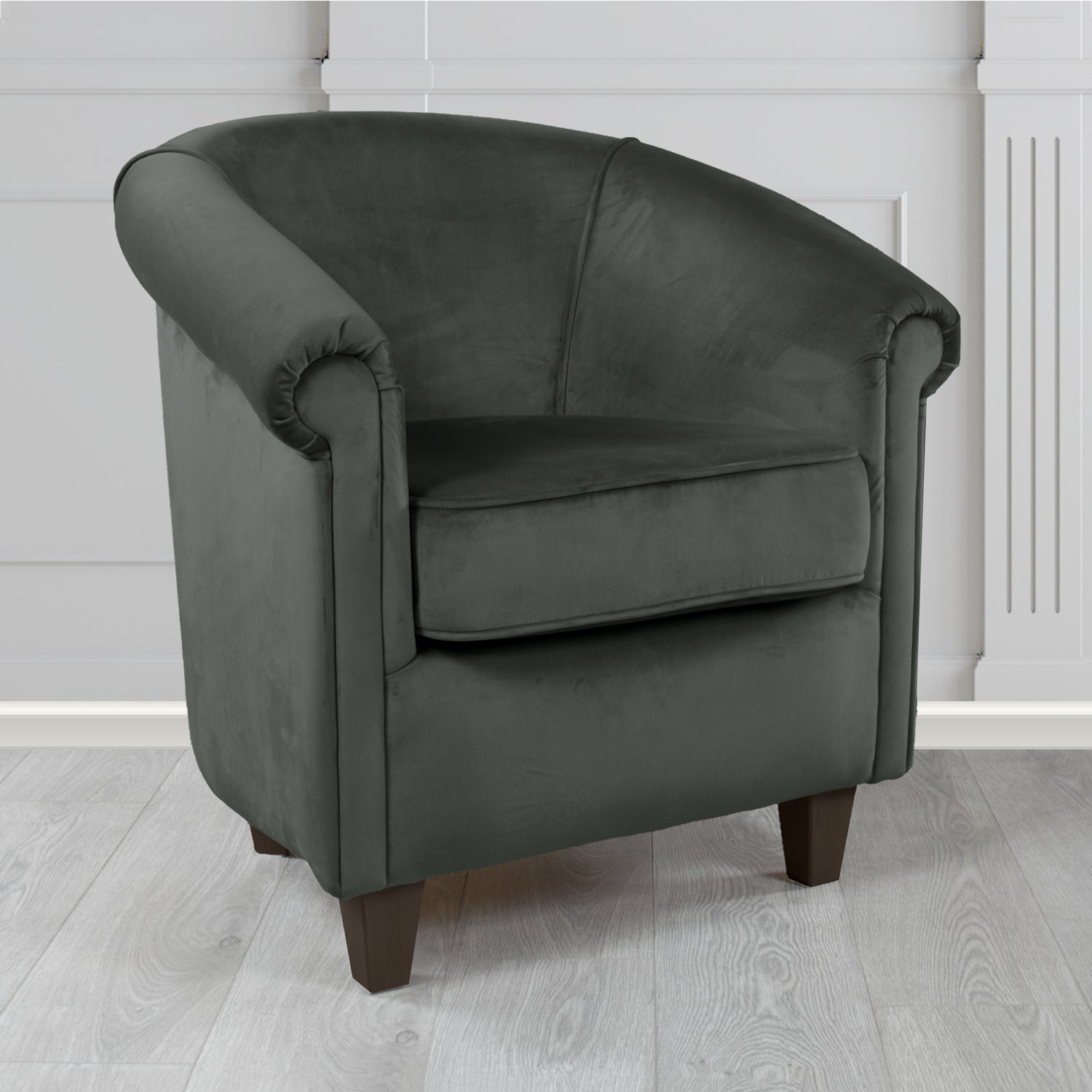 Siena Tub Chair in Sapore Crib 5 Velvet Fabric