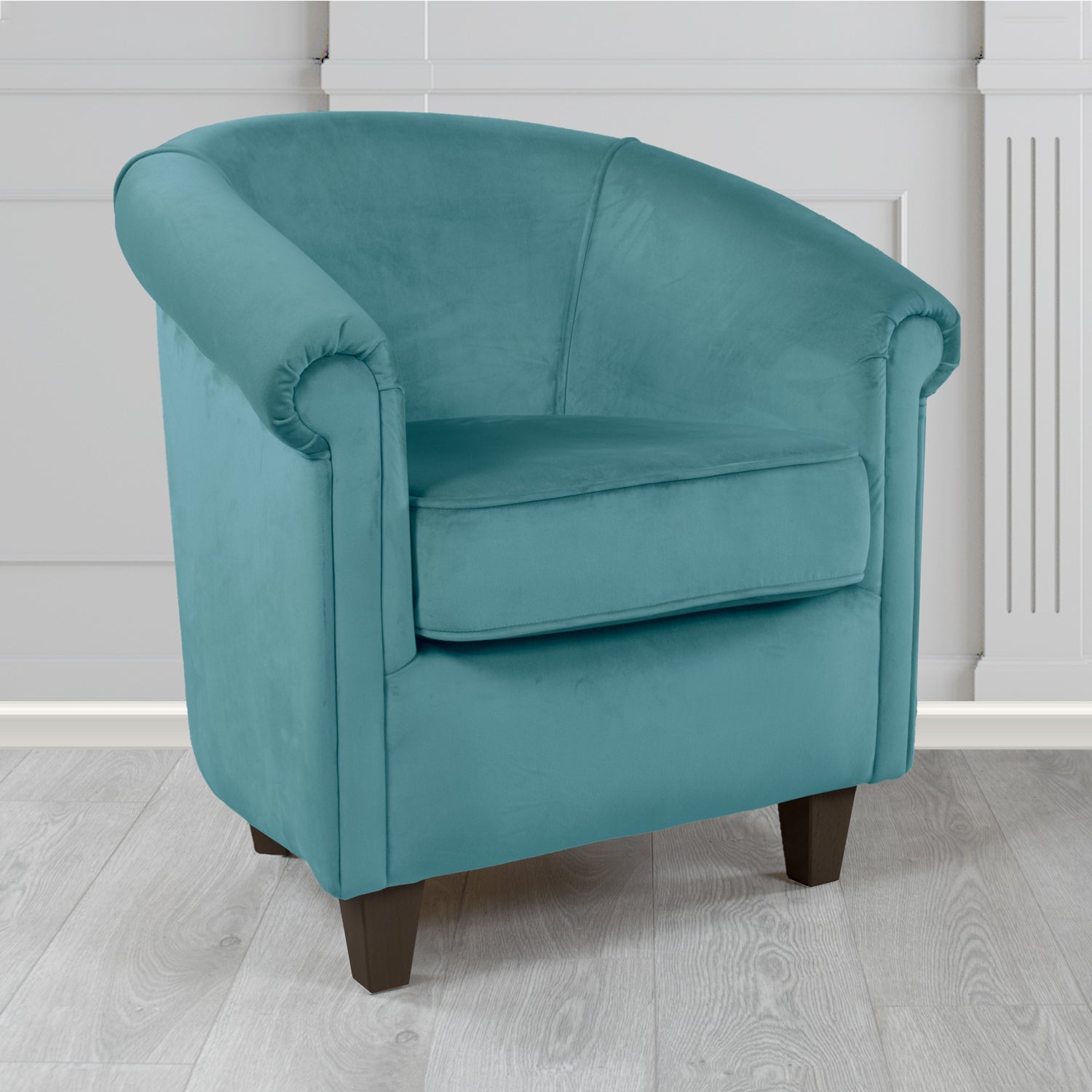 Siena Tub Chair in Sapore Crib 5 Velvet Fabric