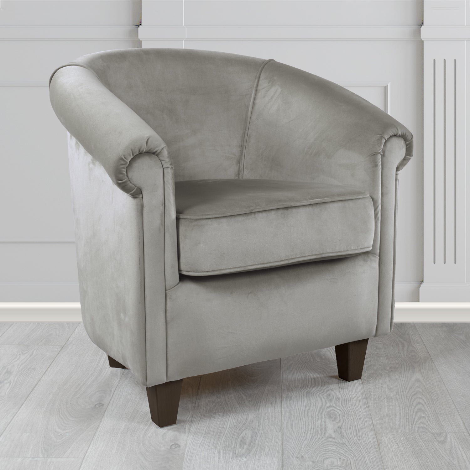 Siena Tub Chair in Sapore Crib 5 Velvet Fabric