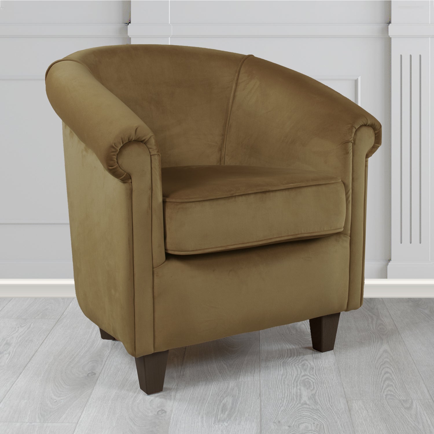 Siena Tub Chair in Sapore Crib 5 Velvet Fabric