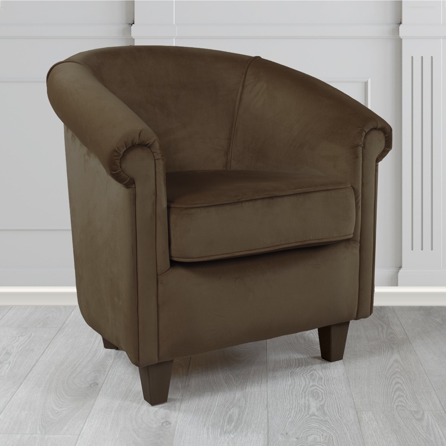 Siena Tub Chair in Sapore Crib 5 Velvet Fabric
