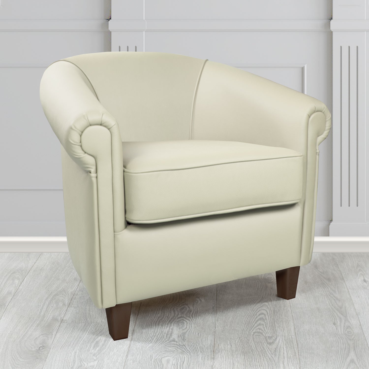 Siena Tub Chair in Crest Leather Shelly Crib 5 Genuine Leather