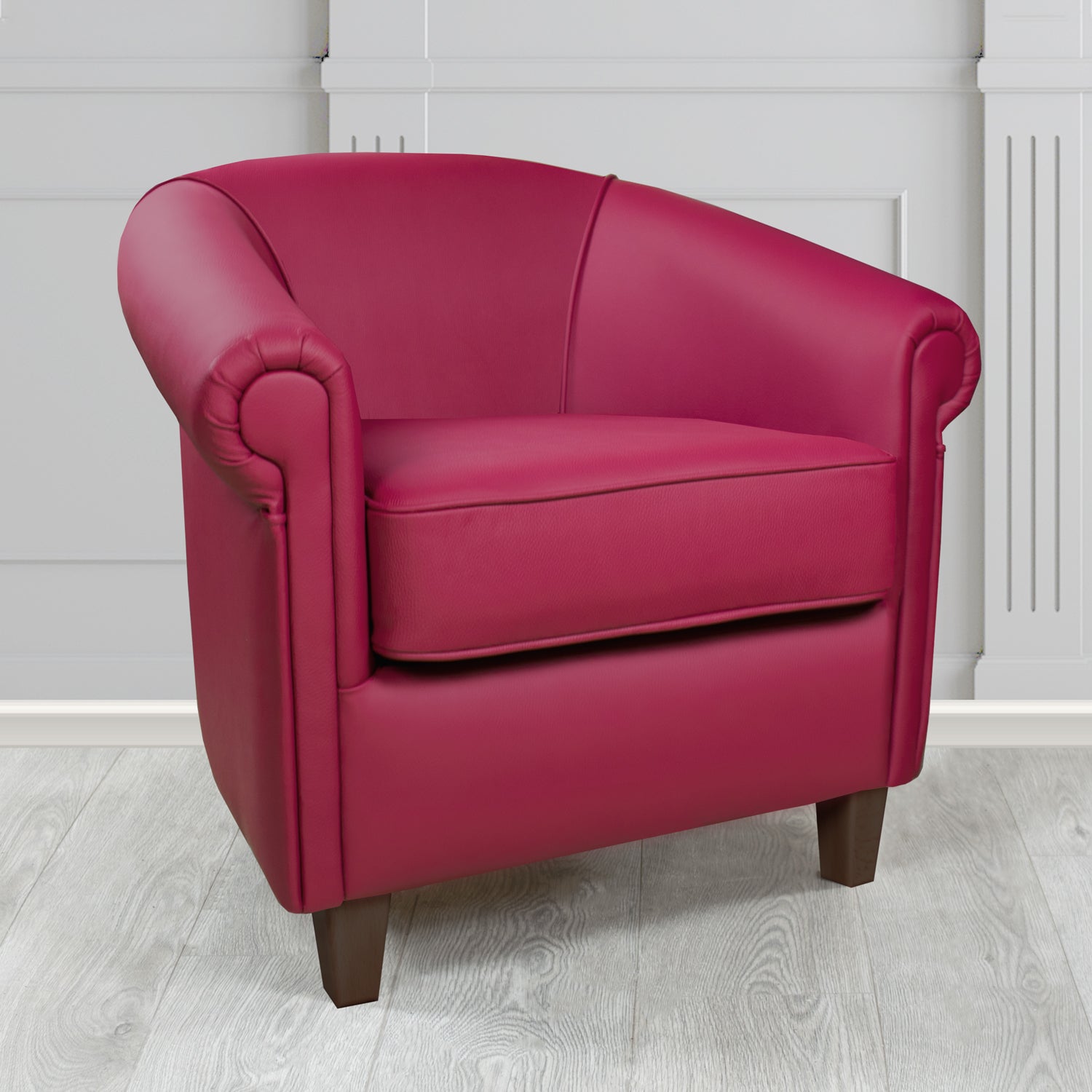 Siena Tub Chair in Crest Leather Shelly Crib 5 Genuine Leather
