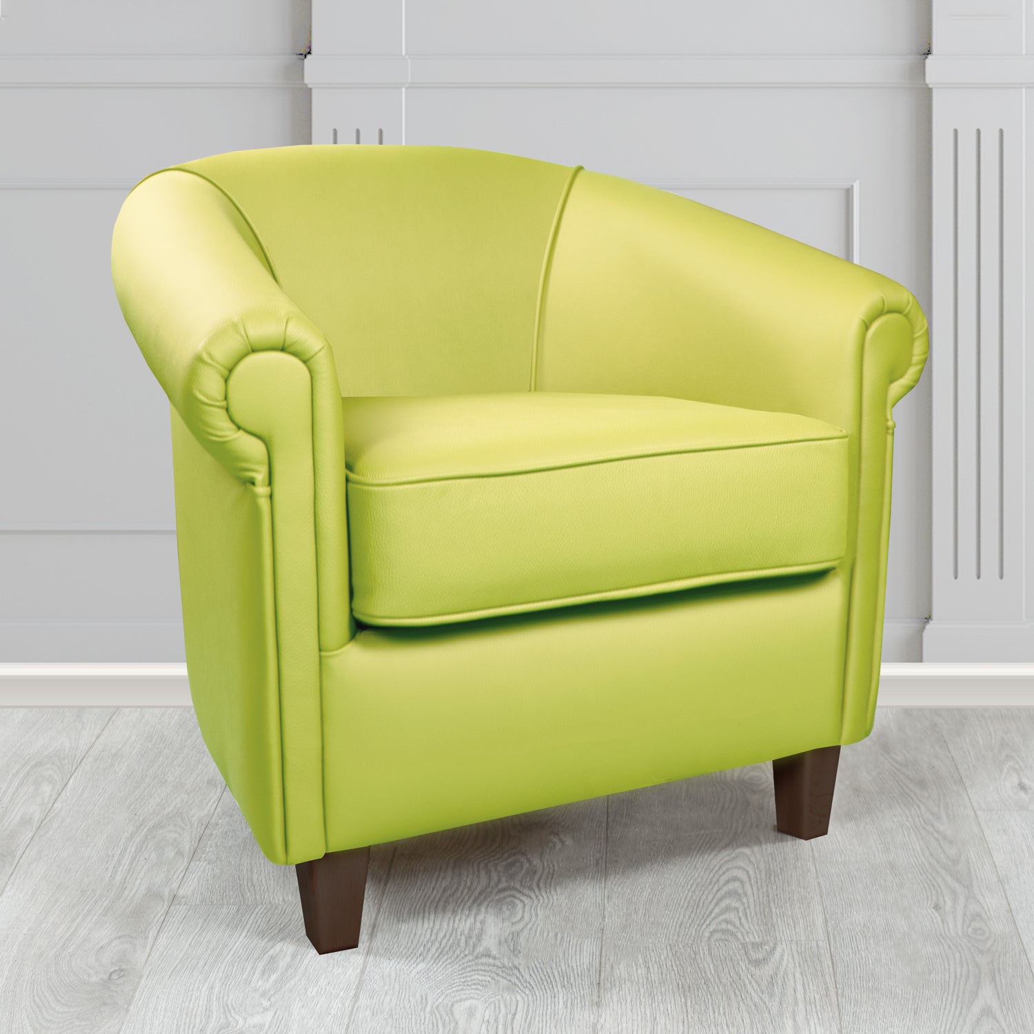 Siena Tub Chair in Crest Leather Shelly Crib 5 Genuine Leather
