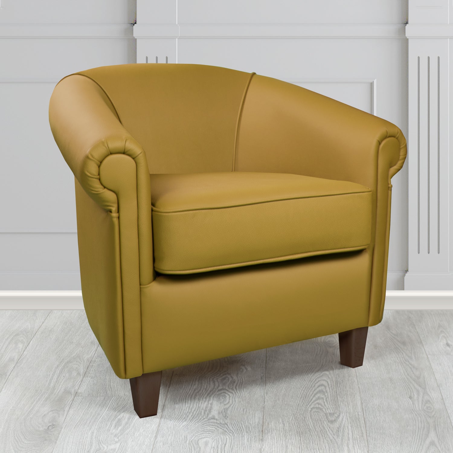 Siena Tub Chair in Crest Leather Shelly Crib 5 Genuine Leather