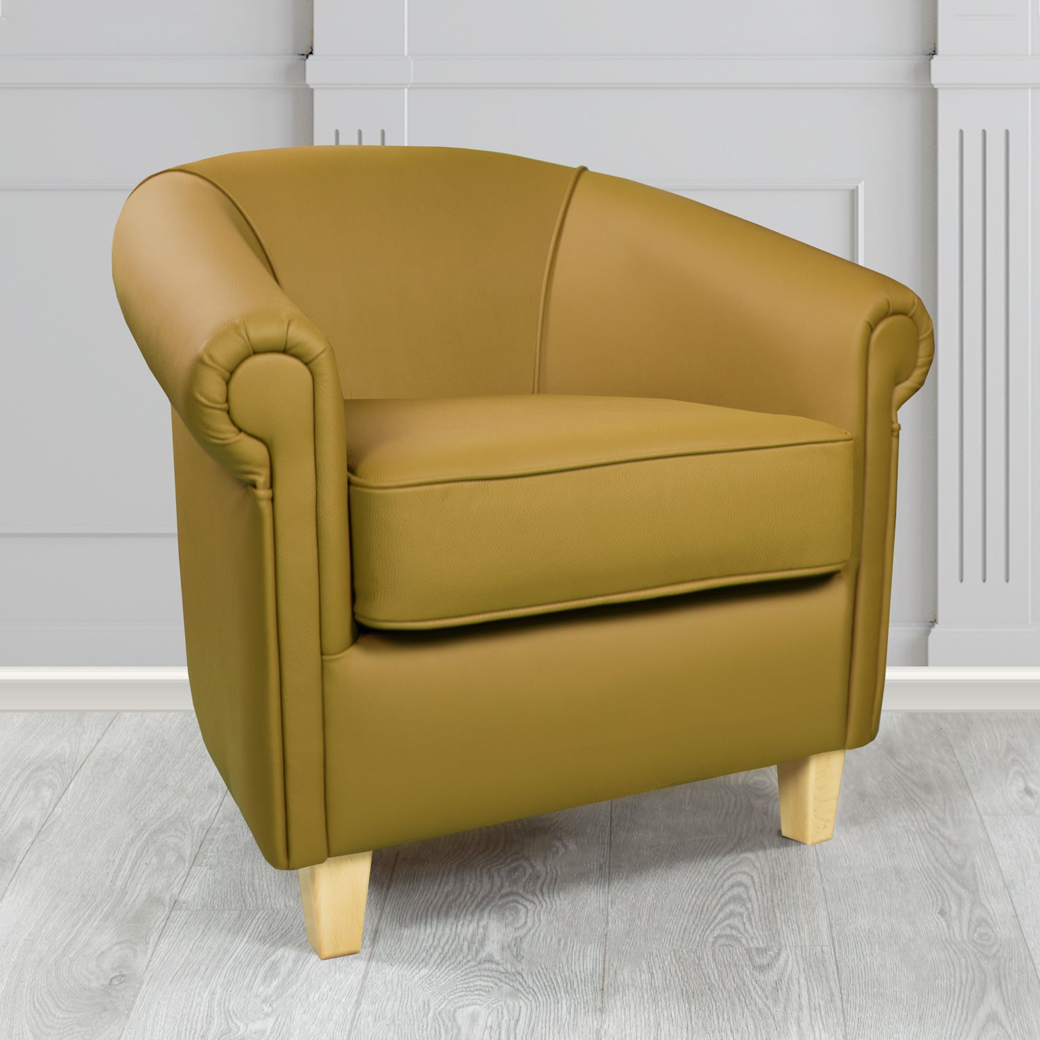 Siena Tub Chair in Crest Leather Shelly Crib 5 Genuine Leather
