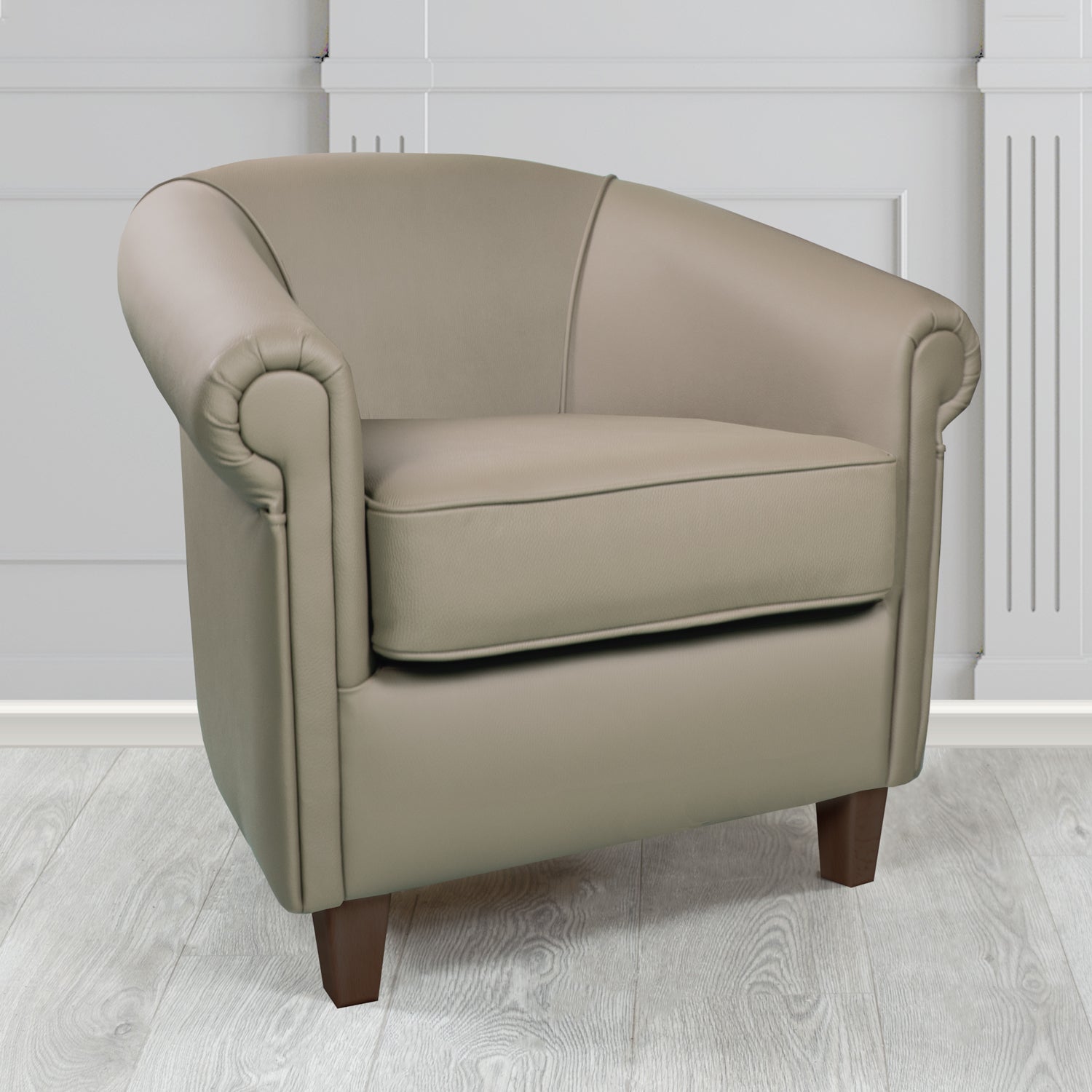Siena Tub Chair in Crest Leather Shelly Crib 5 Genuine Leather