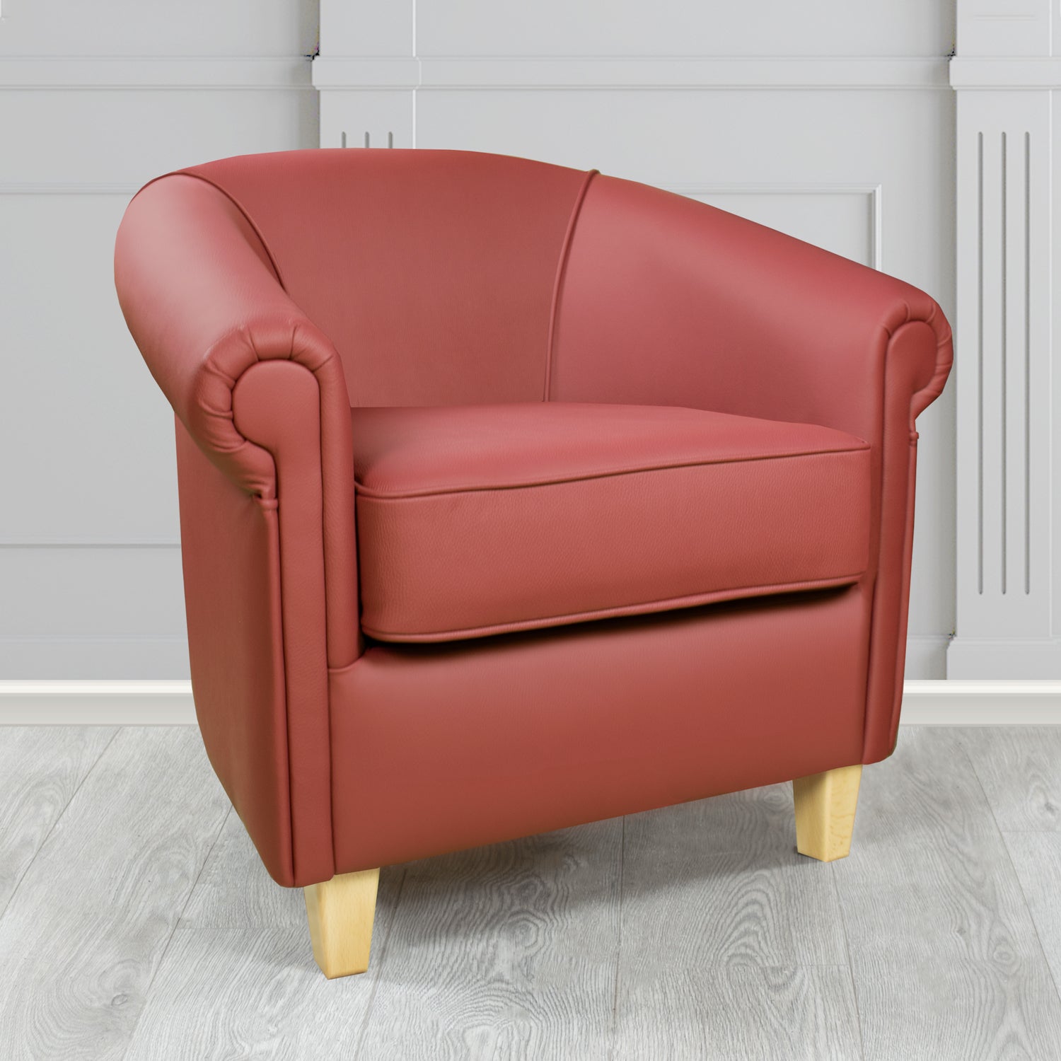 Siena Tub Chair in Crest Leather Shelly Crib 5 Genuine Leather