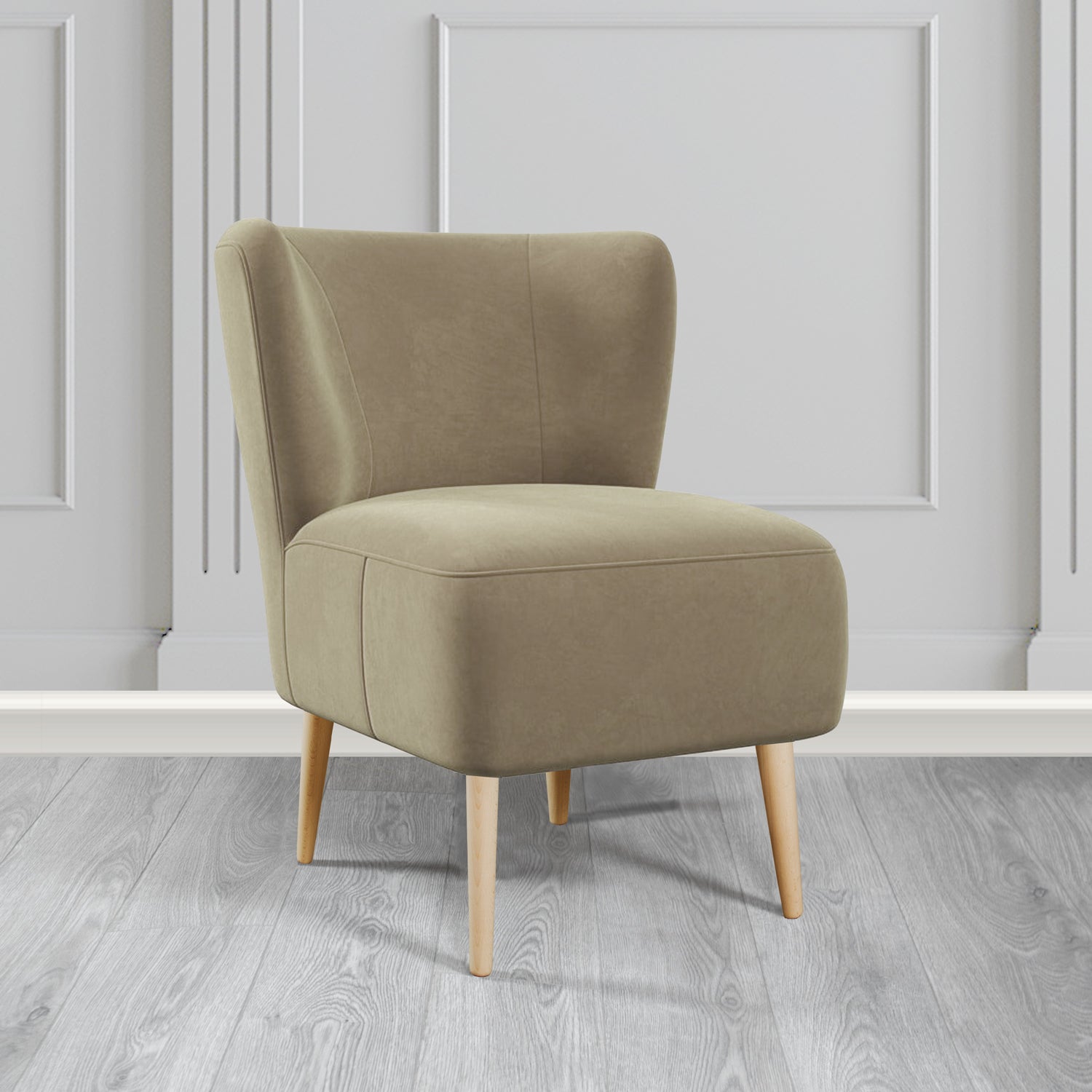 St Lucia Tub Accent Chair in Sapore Velvet Fabric