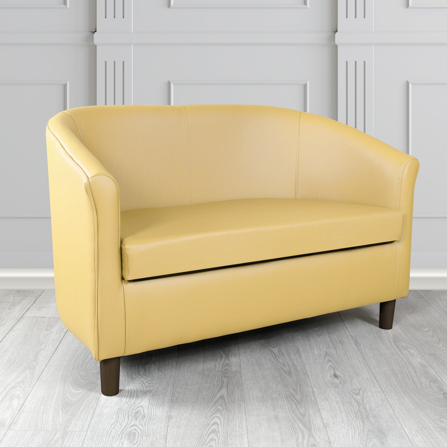 Tuscany 2 Seater Tub Sofa in Crest Leather Shelly Crib 5 Genuine Leather