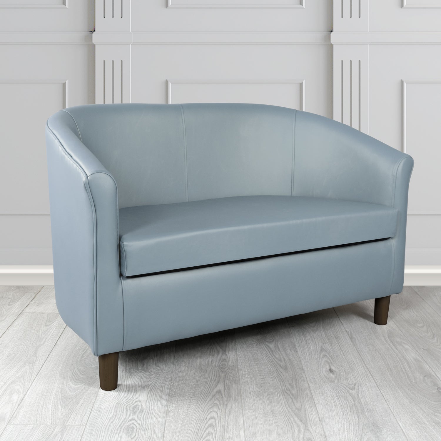 Tuscany 2 Seater Tub Sofa in Crest Leather Shelly Crib 5 Genuine Leather