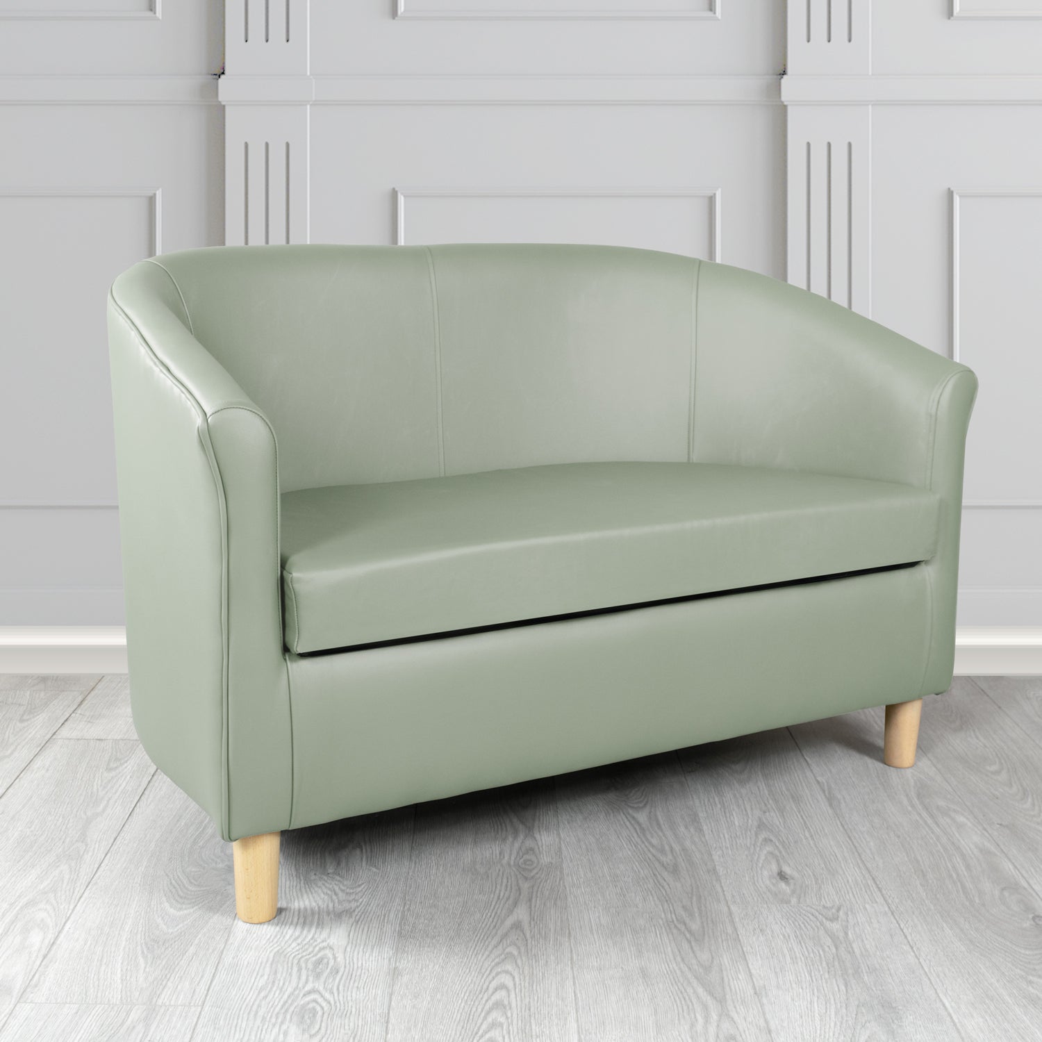 Tuscany 2 Seater Tub Sofa in Crest Leather Shelly Crib 5 Genuine Leather