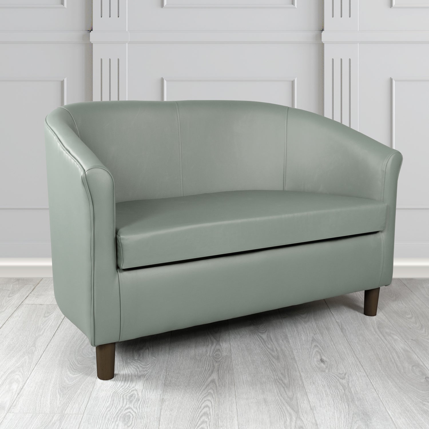 Tuscany 2 Seater Tub Sofa in Crest Leather Shelly Crib 5 Genuine Leather