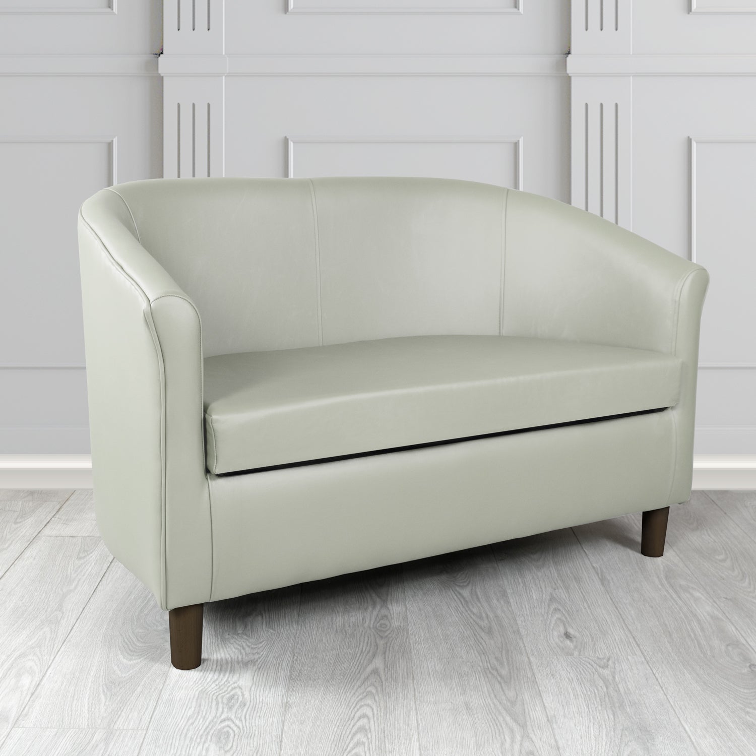 Tuscany 2 Seater Tub Sofa in Crest Leather Shelly Crib 5 Genuine Leather