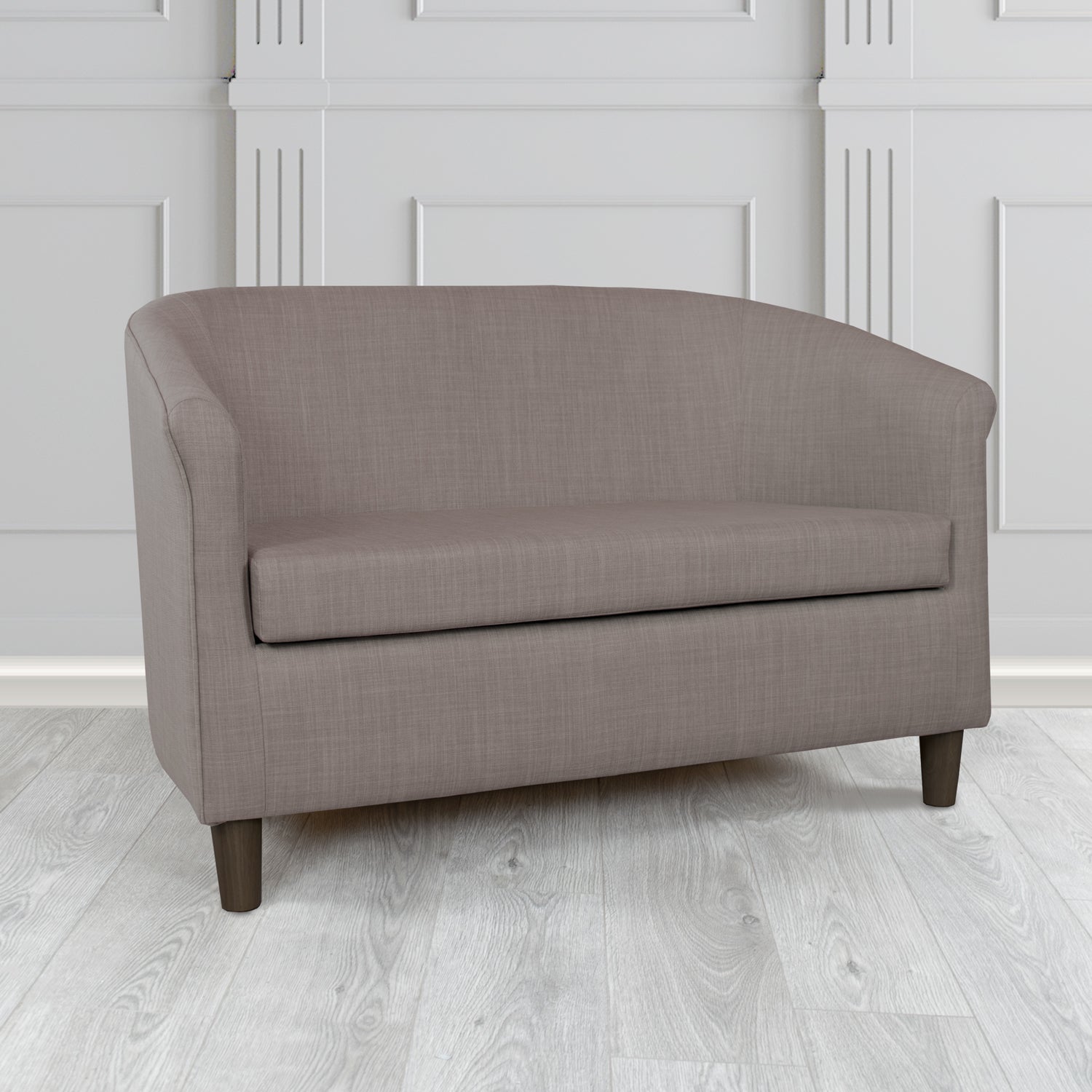 Tuscany 2 Seater Tub Sofa in Tubz Charles Plain Linen Fabric