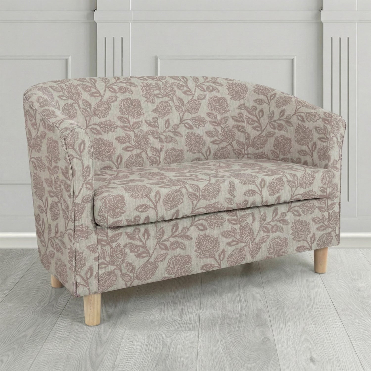 Tuscany 2 Seater Tub Sofa in Fryett's Henley Floral Pattern Fabric