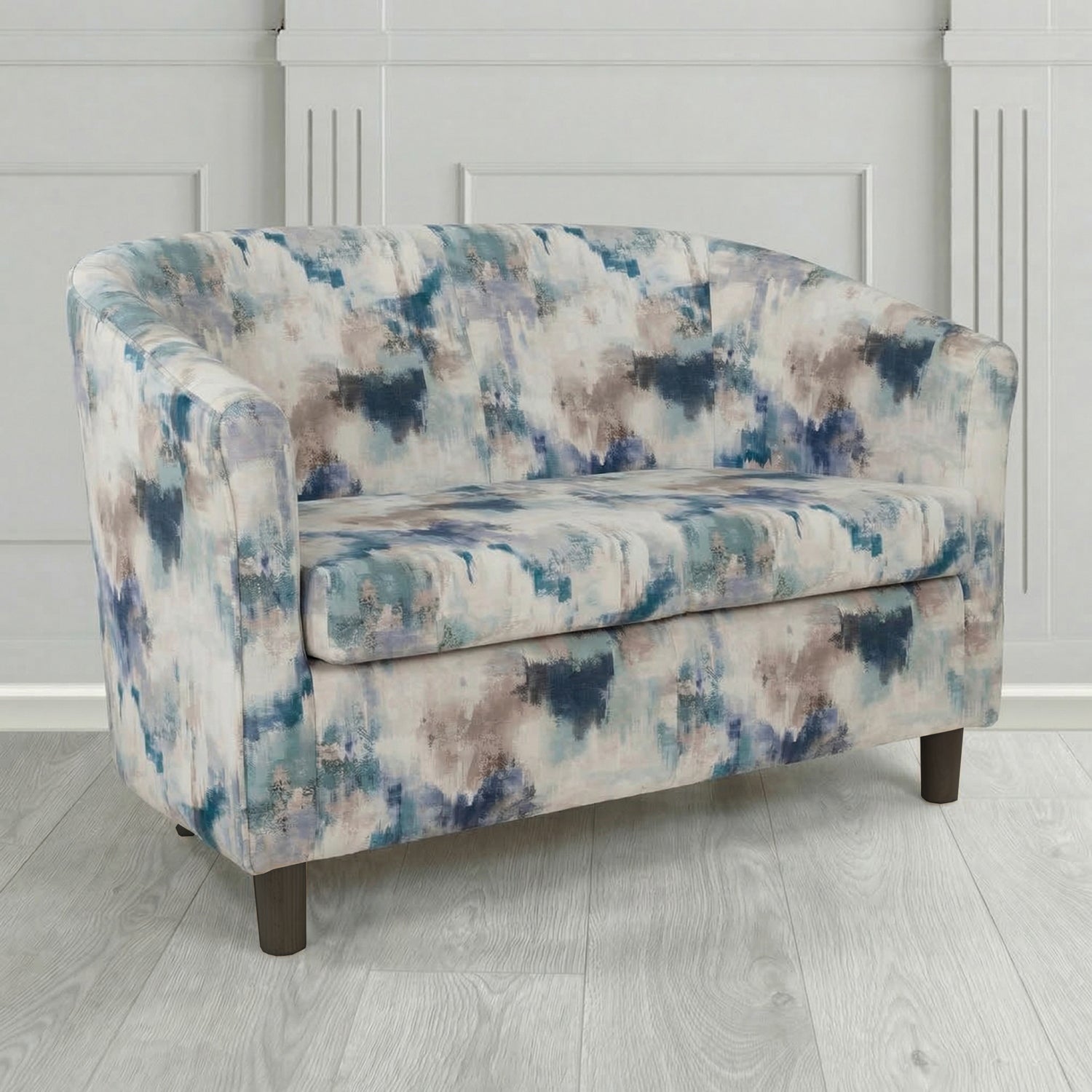 Tuscany 2 Seater Tub Sofa in Fryett's Kala Abstract Pattern Fabric