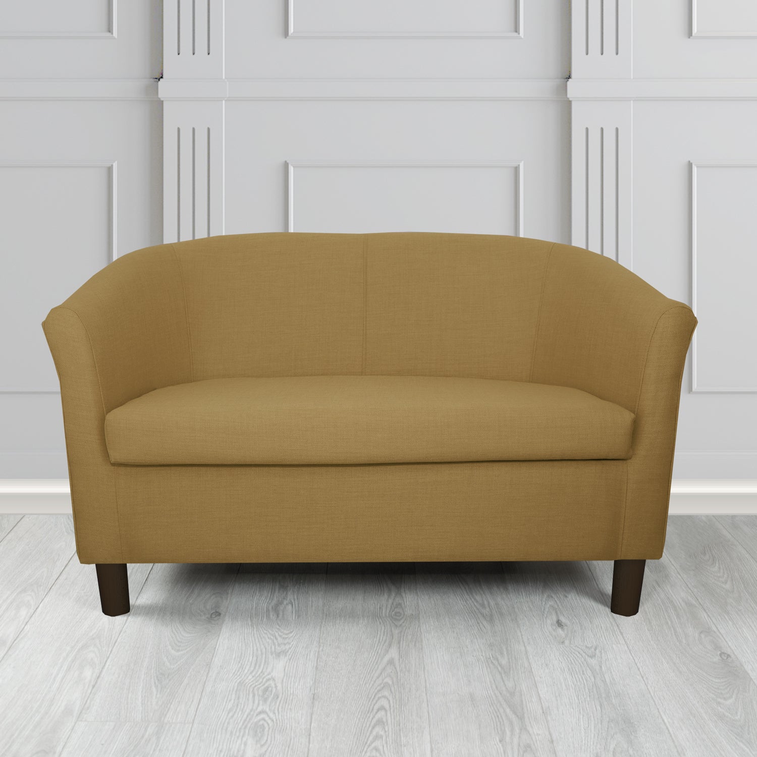 Tuscany 2 Seater Tub Sofa in Agua Fabrics Linetta Contract Crib 5 Fabric - Antimicrobial & Waterproof