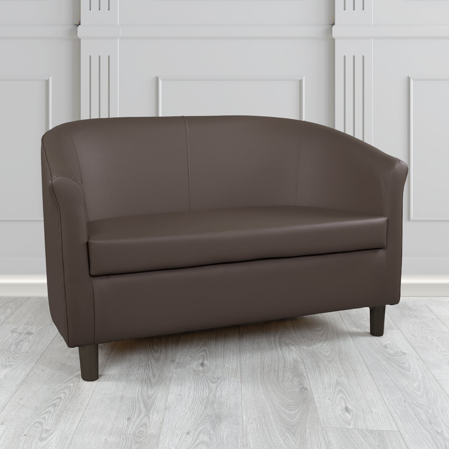 Tuscany 2 Seater Tub Sofa in Madrid Faux Leather