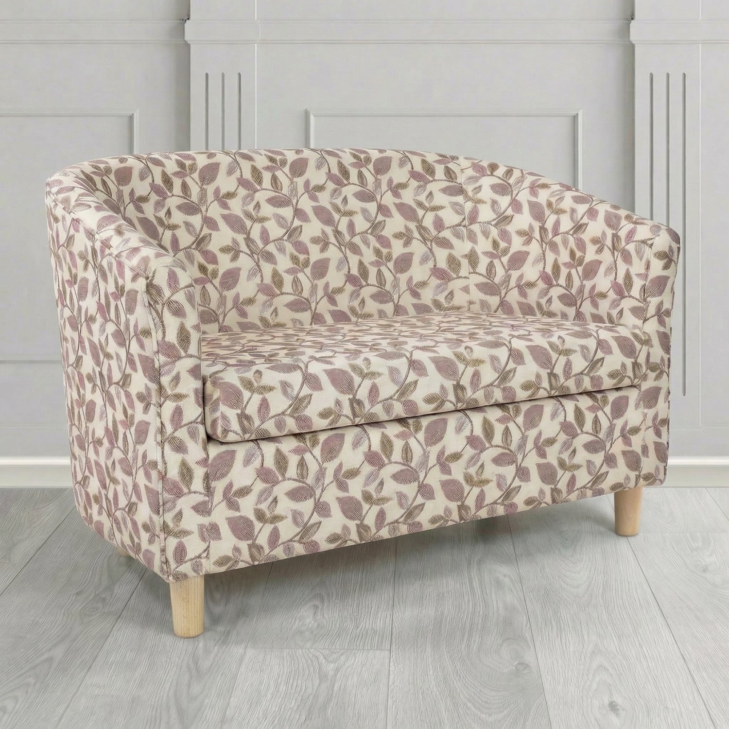 Tuscany 2 Seater Tub Sofa in Porter and Stone Vercelli Floral Fabric