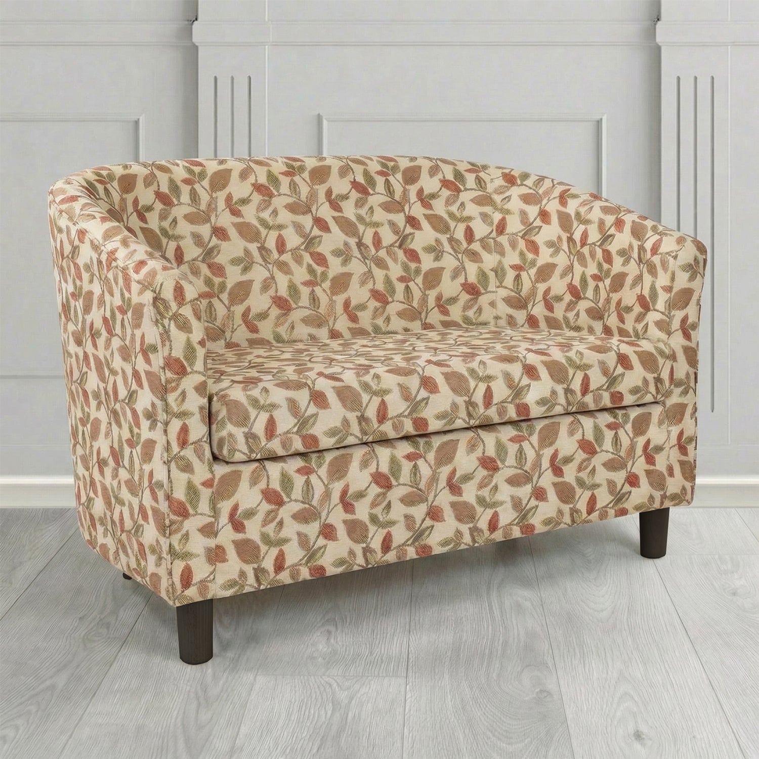 Tuscany 2 Seater Tub Sofa in Porter and Stone Vercelli Floral Fabric