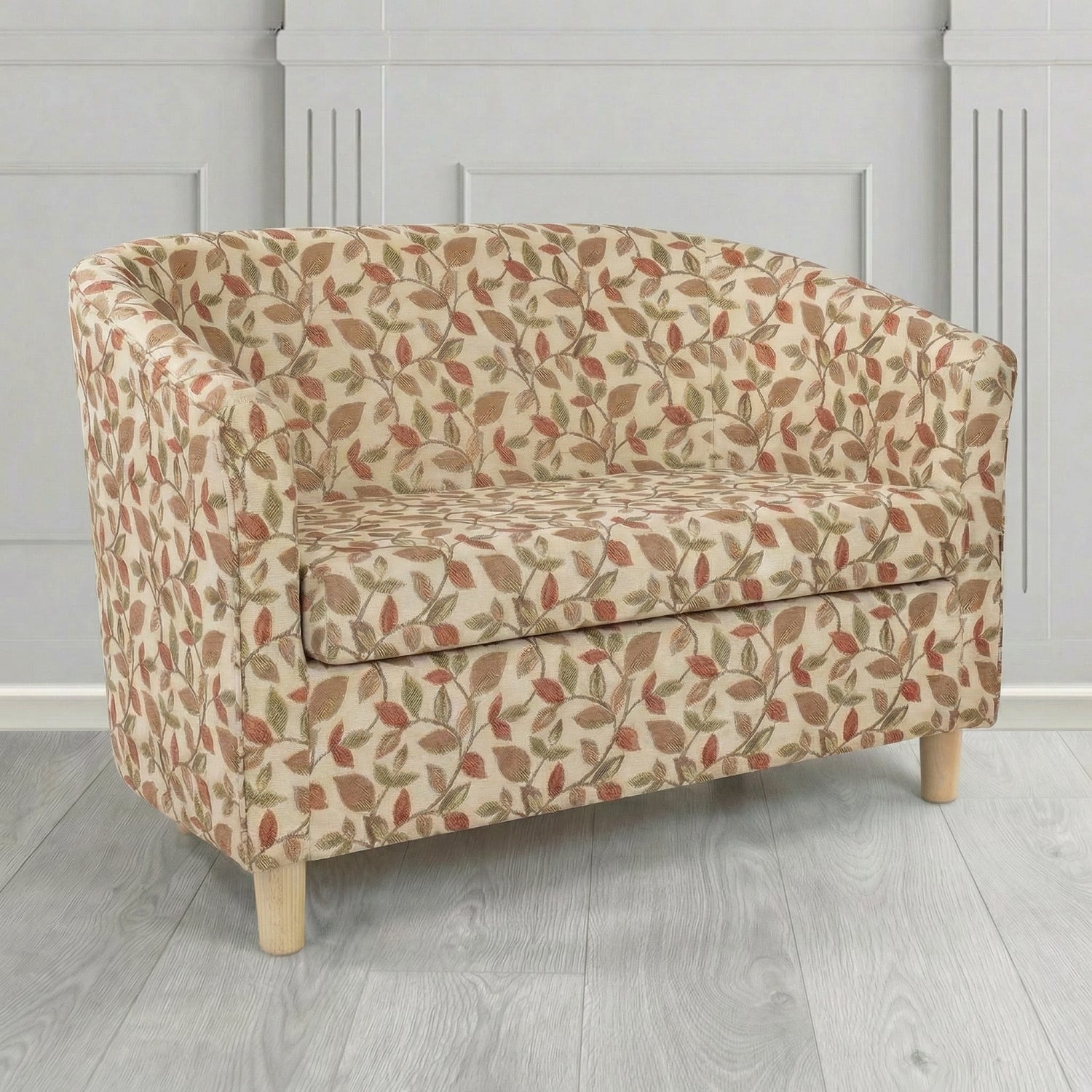 Tuscany 2 Seater Tub Sofa in Porter and Stone Vercelli Floral Fabric