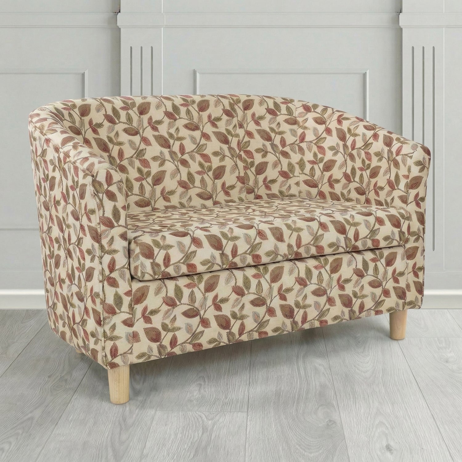 Tuscany 2 Seater Tub Sofa in Porter and Stone Vercelli Floral Fabric