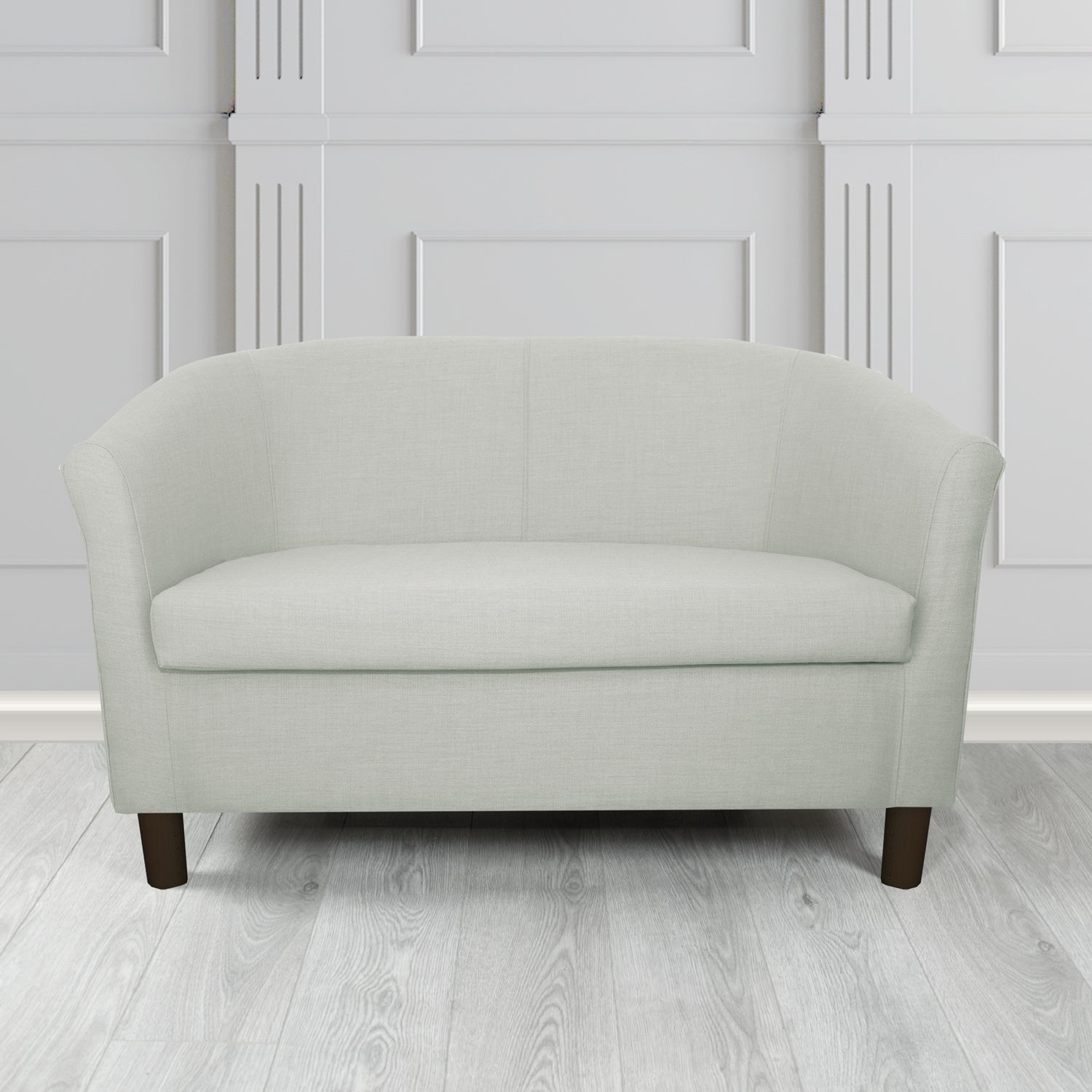 Tuscany 2 Seater Tub Sofa in Romo Osumi Plain Cotton Blend Crib 5 Fabric