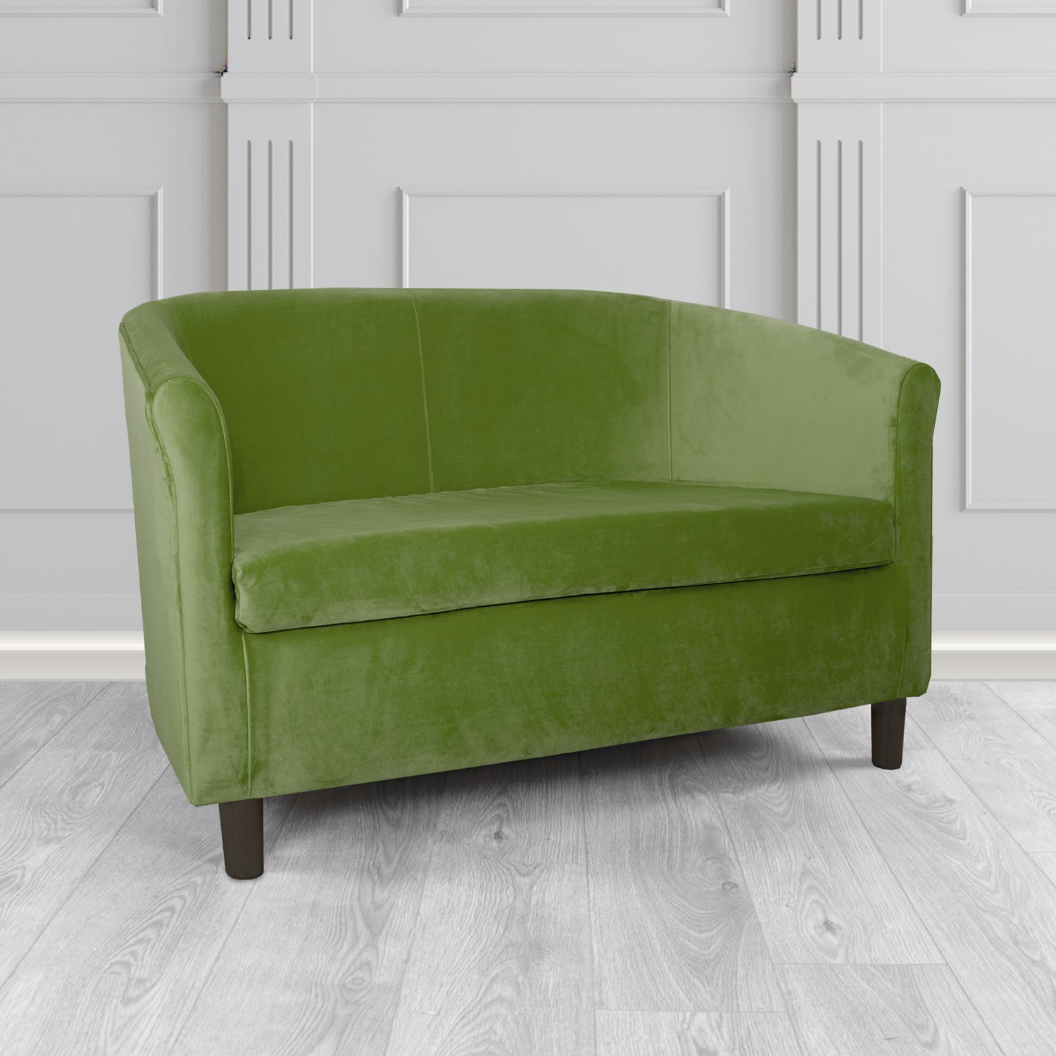 Tuscany 2 Seater Tub Sofa in Sapore Velvet Fabric