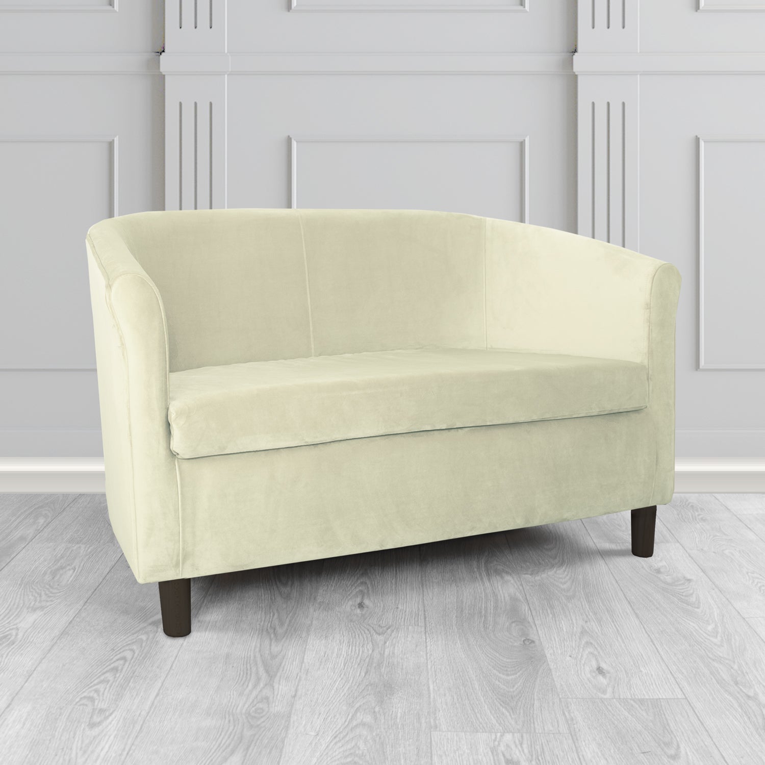 Tuscany 2 Seater Tub Sofa in Sapore Velvet Fabric