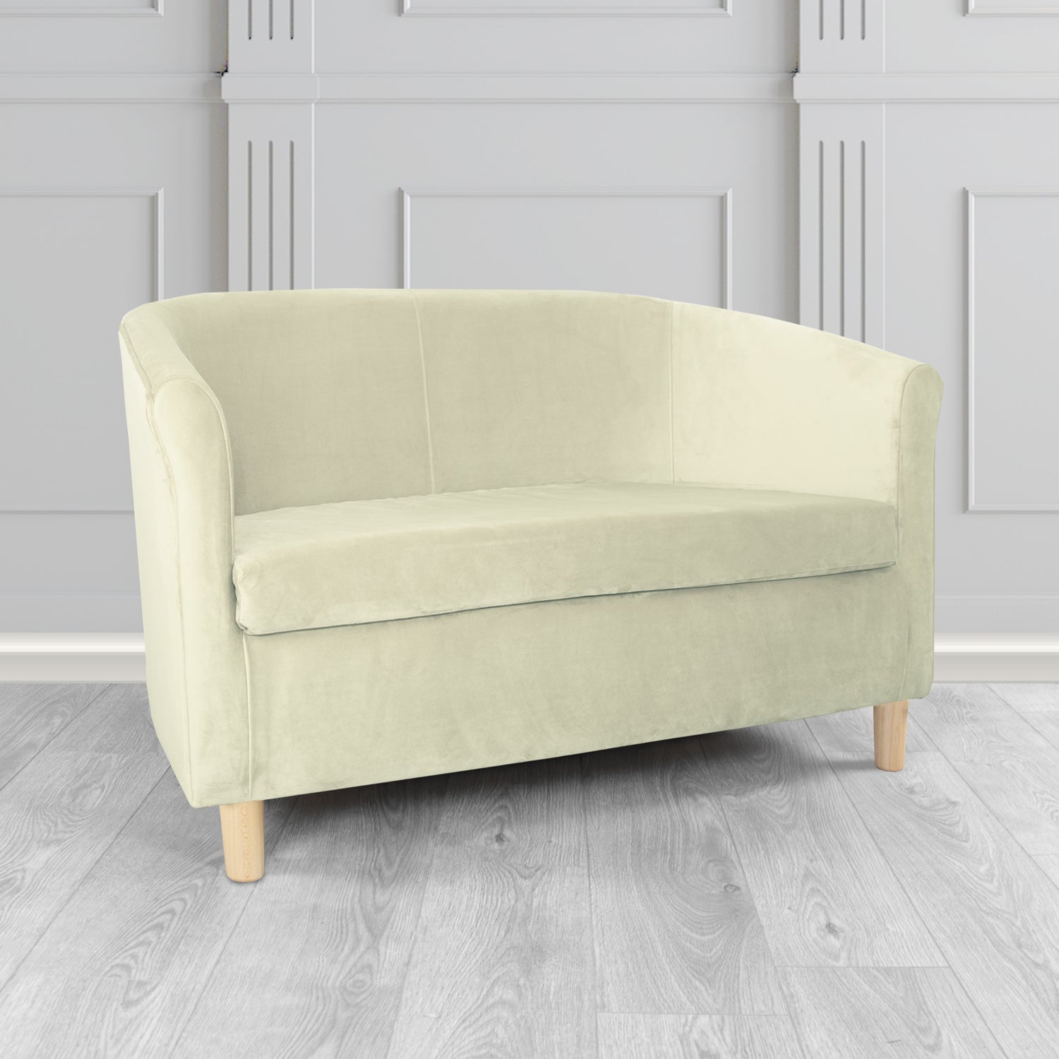 Tuscany 2 Seater Tub Sofa in Sapore Velvet Fabric