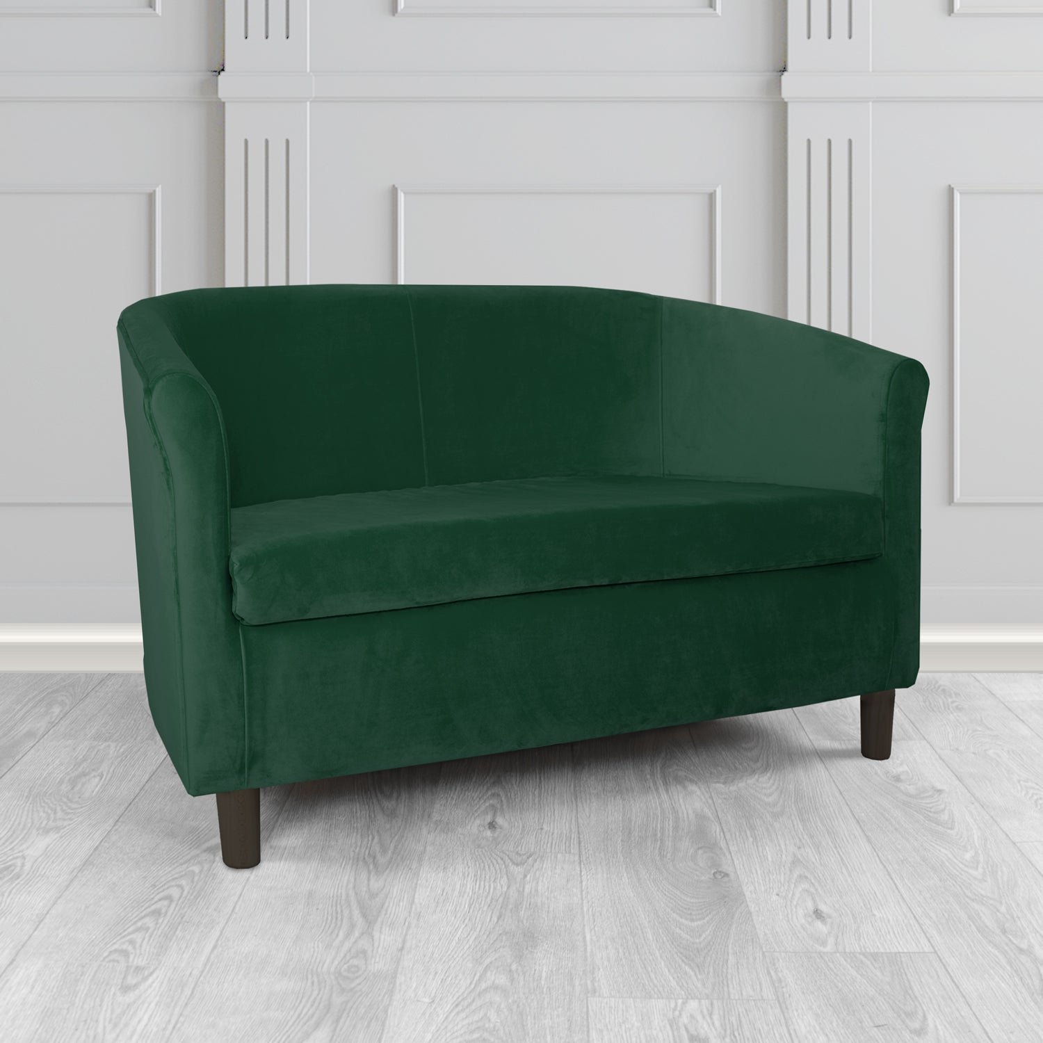 Tuscany 2 Seater Tub Sofa in Sapore Velvet Fabric