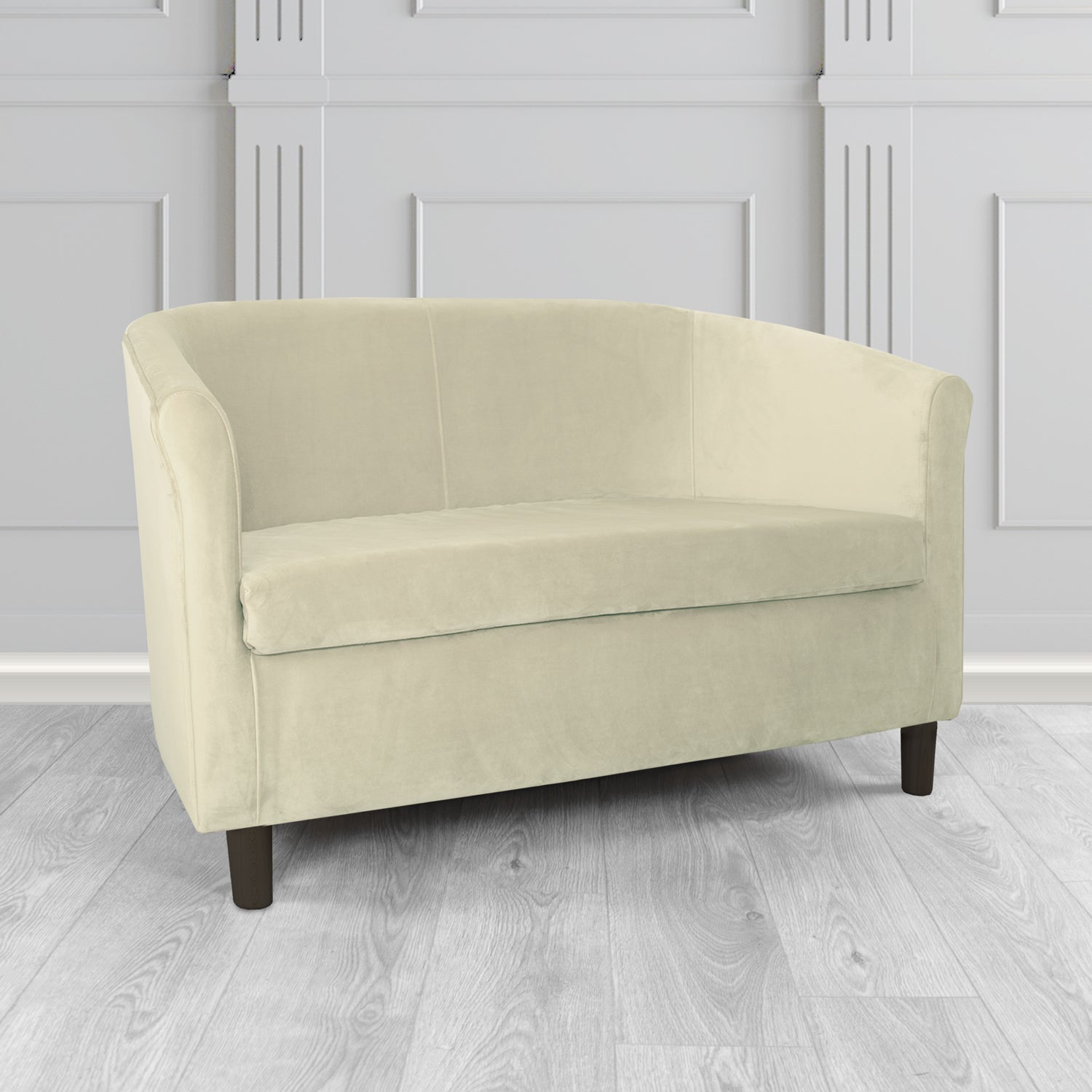 Tuscany 2 Seater Tub Sofa in Sapore Velvet Fabric